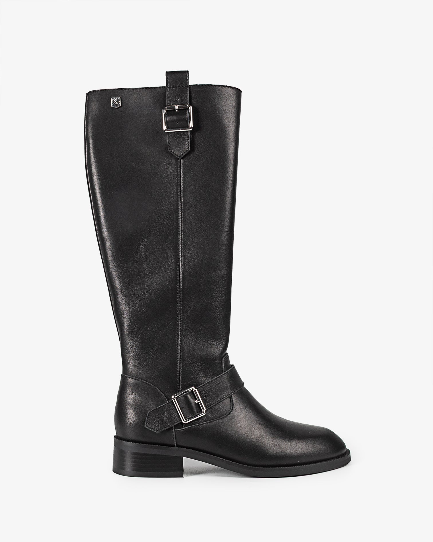 Bota Alta de Piel Negra kiliman