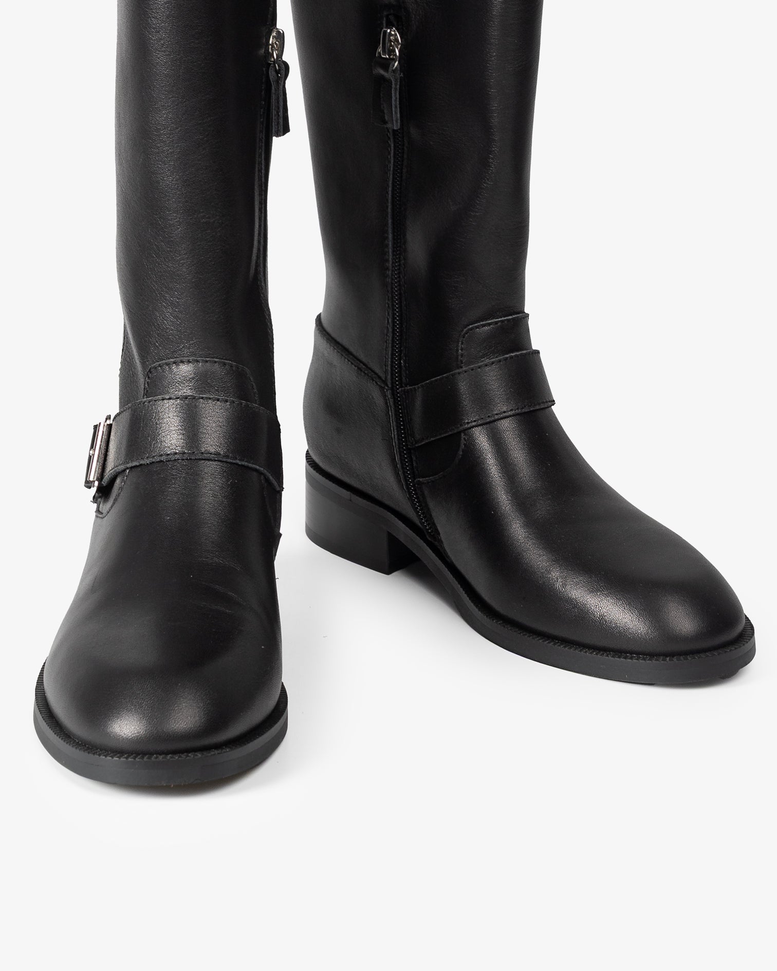Bota Alta de Piel Negra kiliman