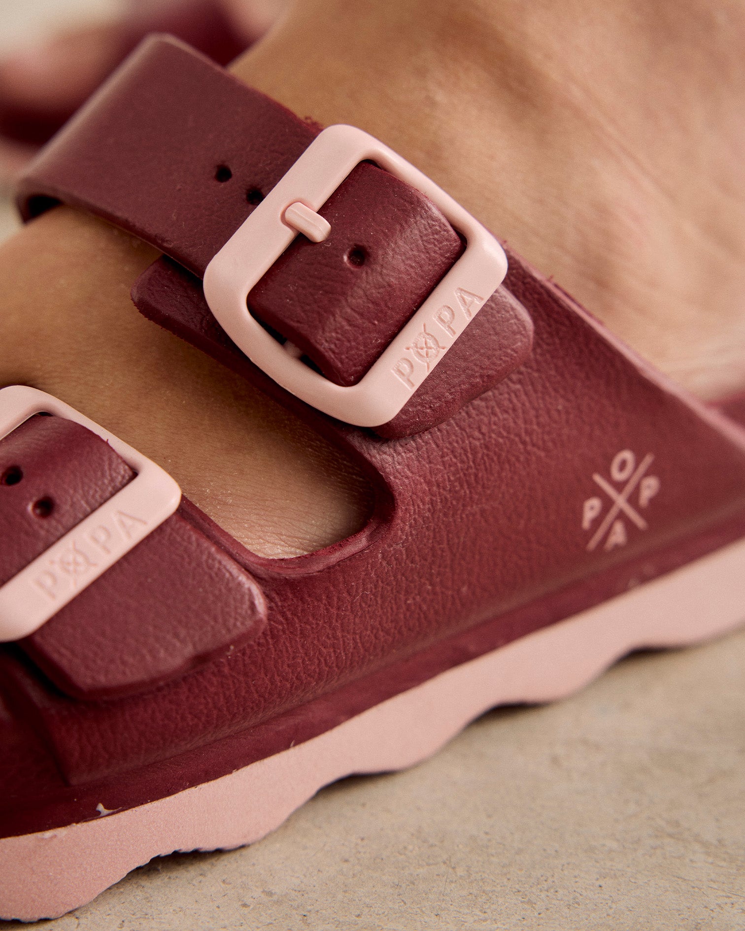 Chanclas de Agua Mujer Aqua Buye Burdeos