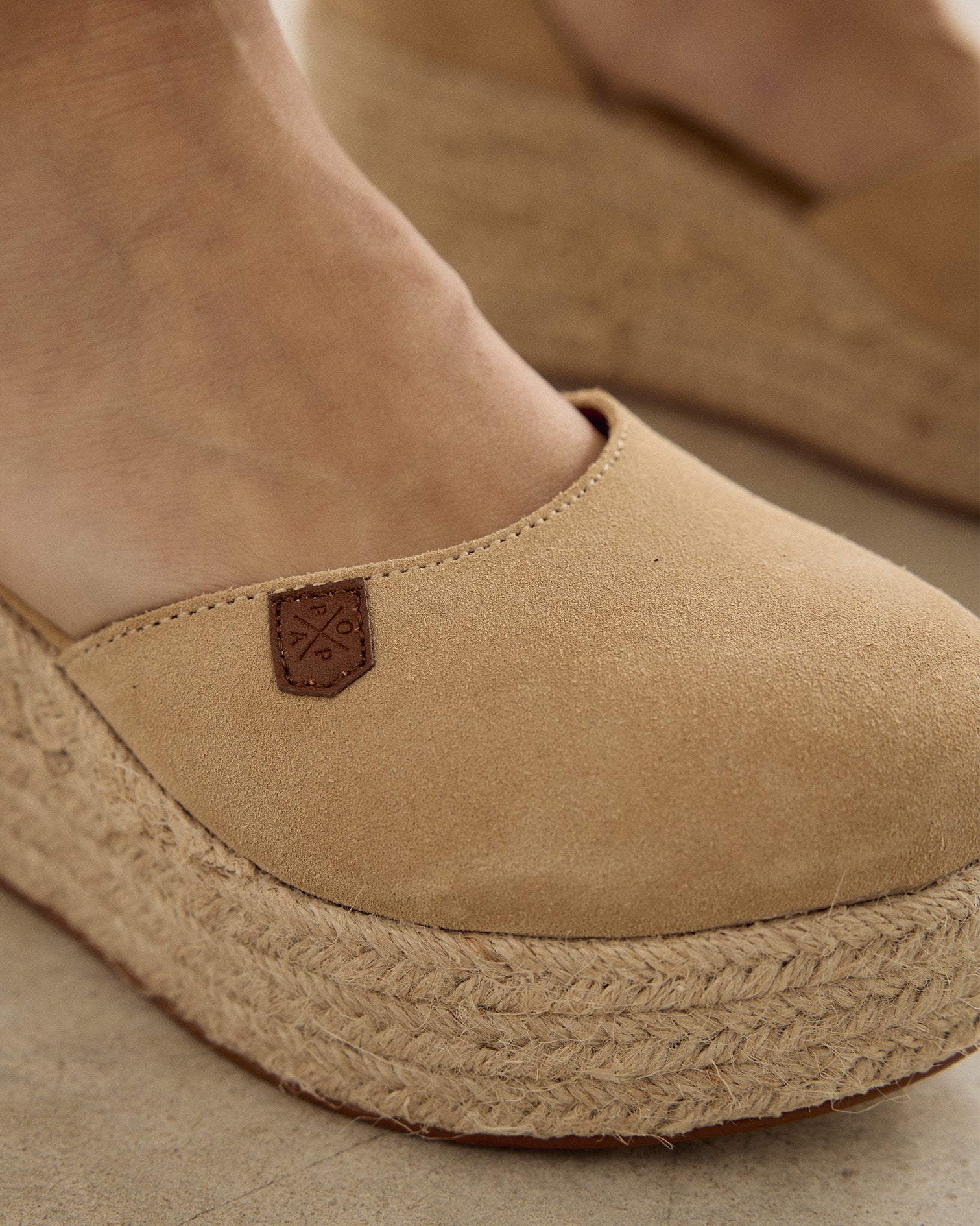 Cuña Cantalar Serraje Beige