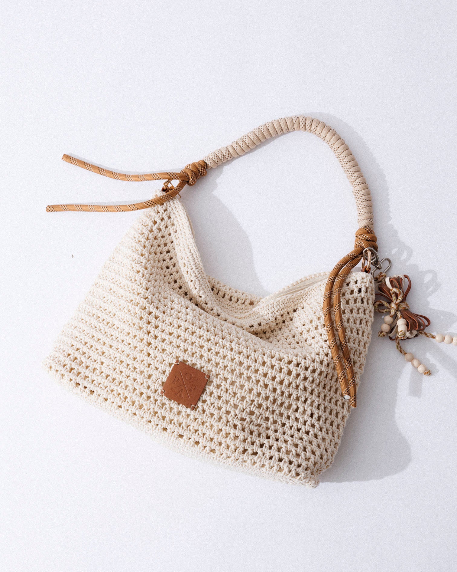 Bolso Coast Crochet Beige