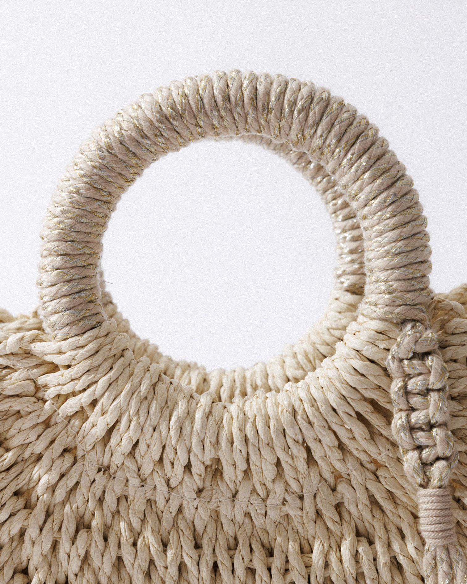 Bolso Cool Rafia Beige