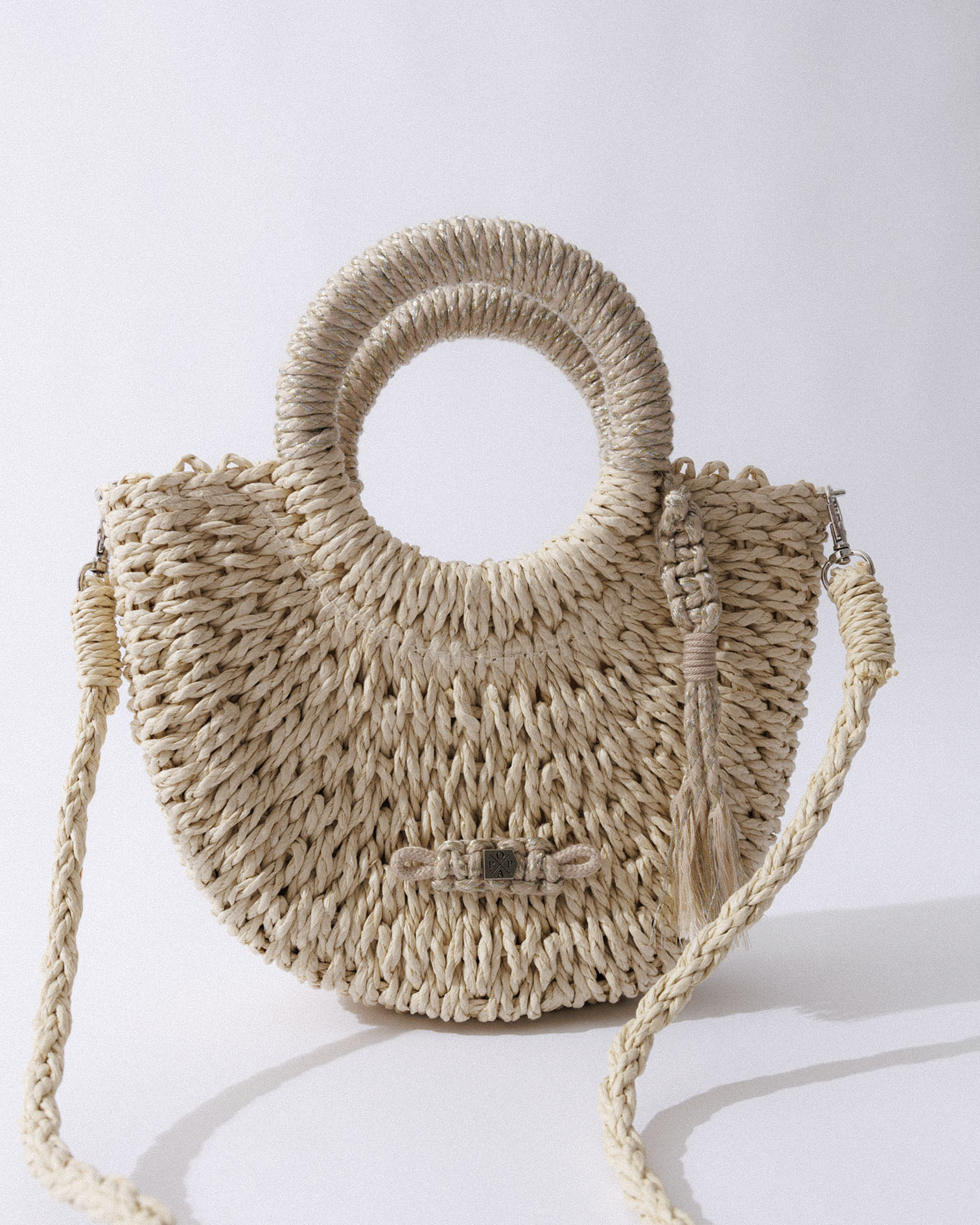 Bolso Cool Rafia Beige