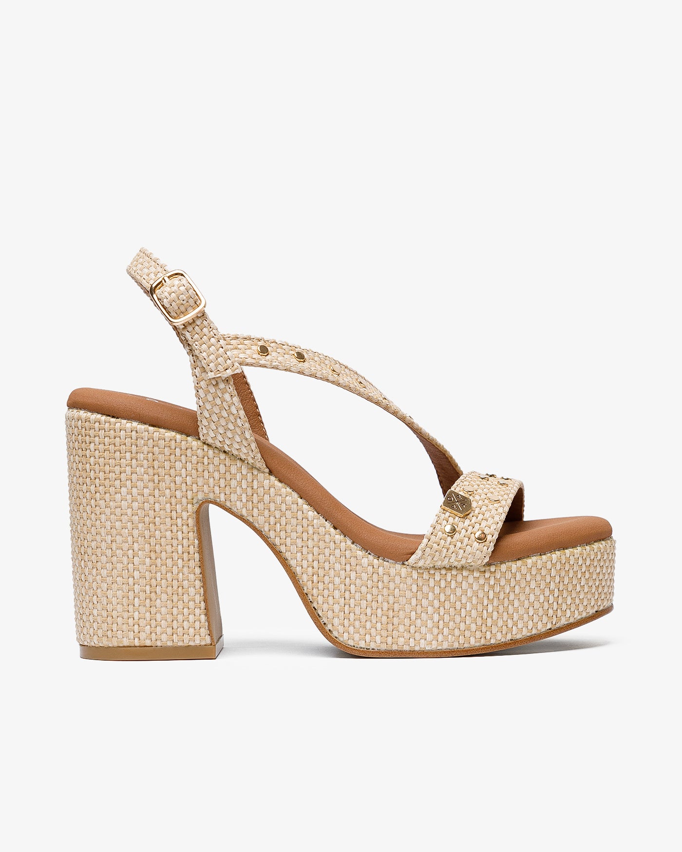 Sandalia Morlan Rafia Beige 35