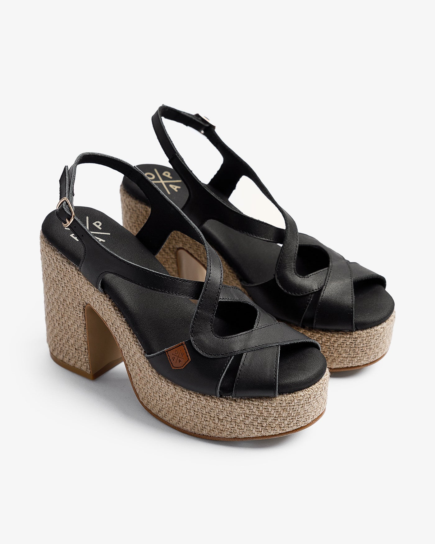 Sandalia Balares Piel Negro 35