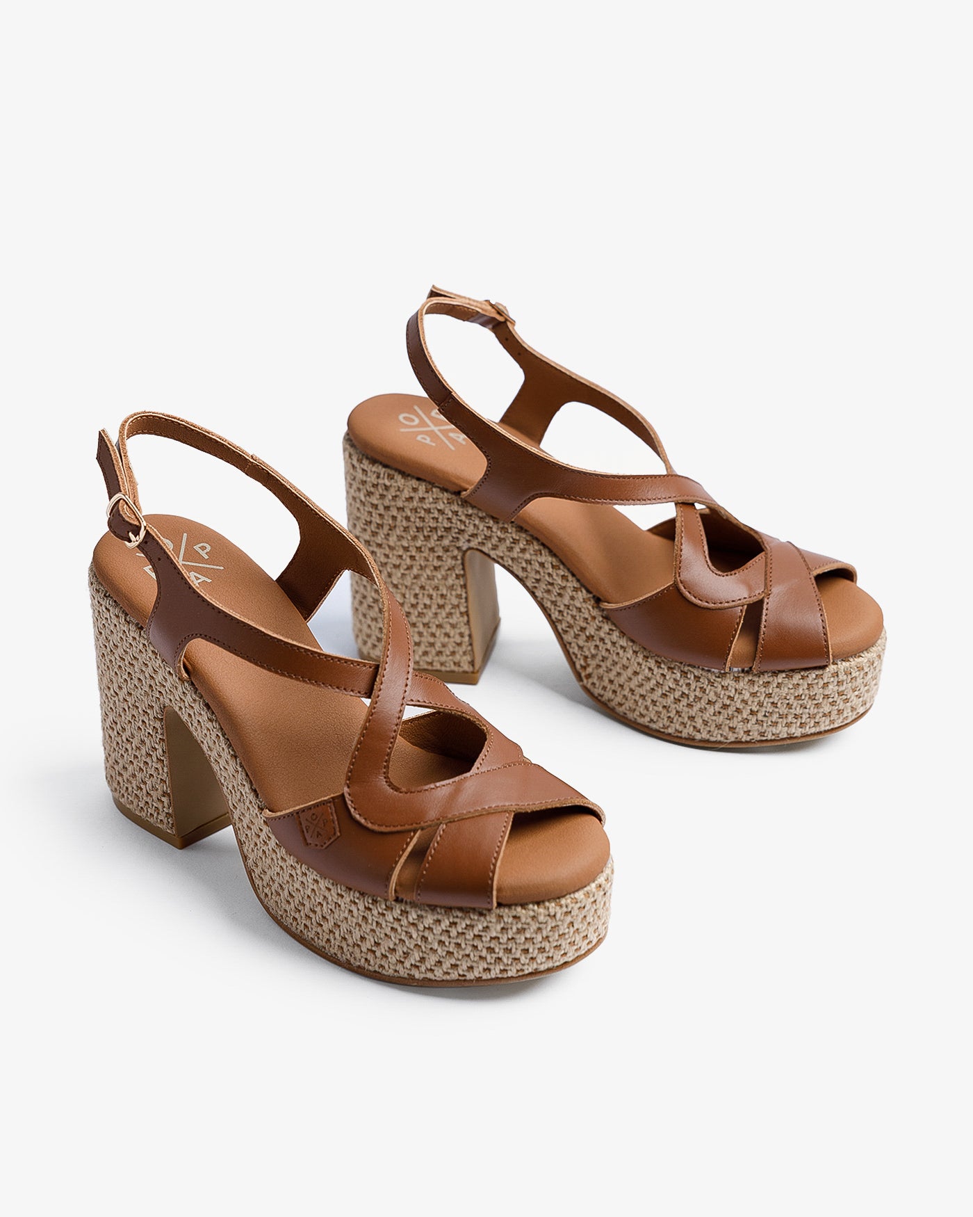 Sandalia Balares Piel Cuero 35