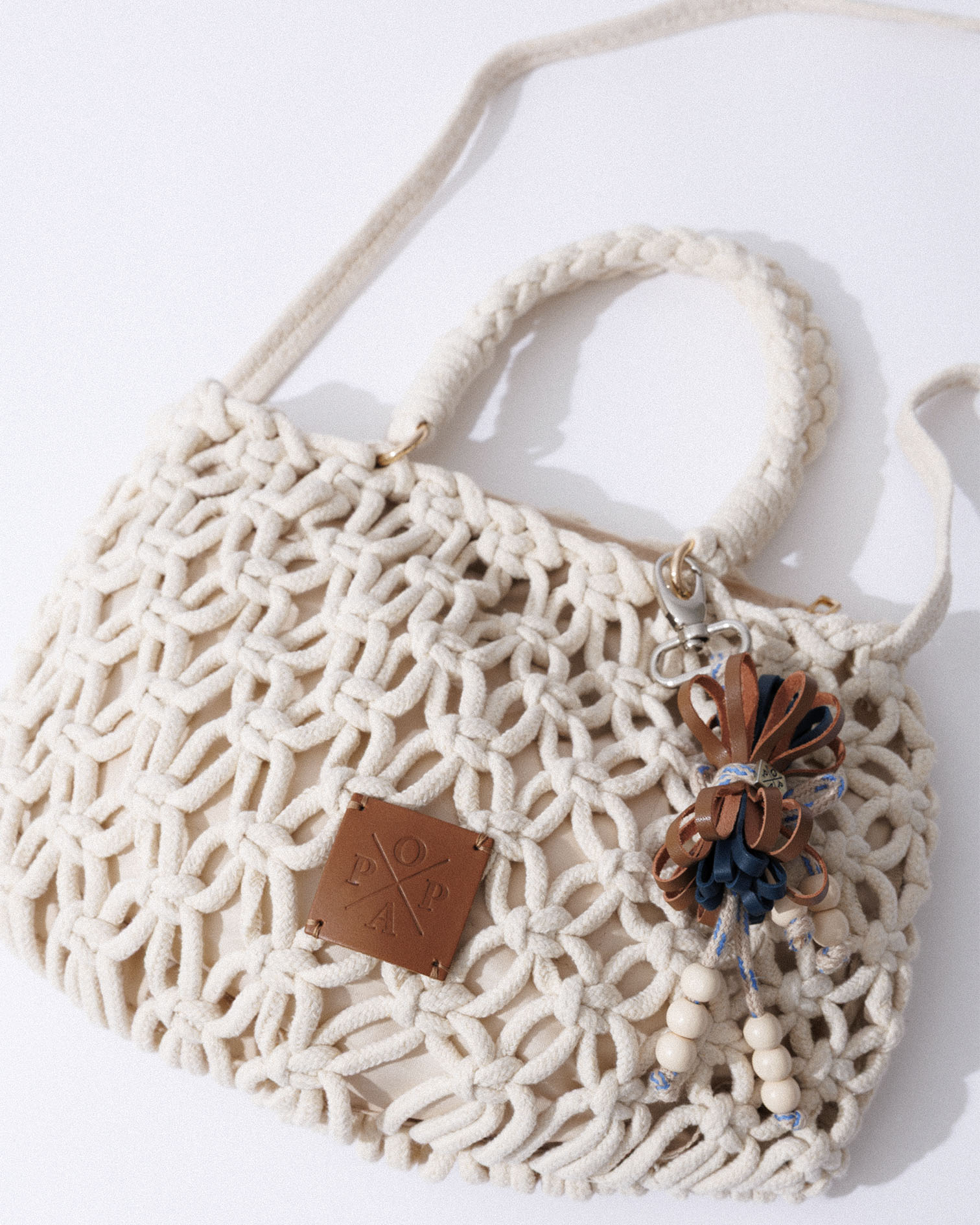 Bolso Escape Crochet Beige