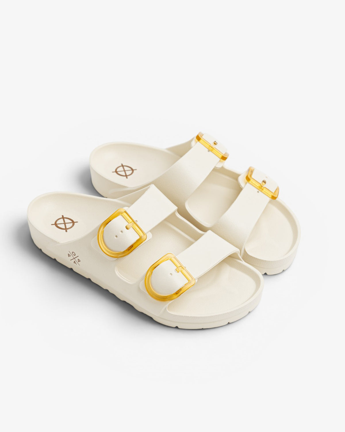 Sandalia plana Aqua Buye Beige