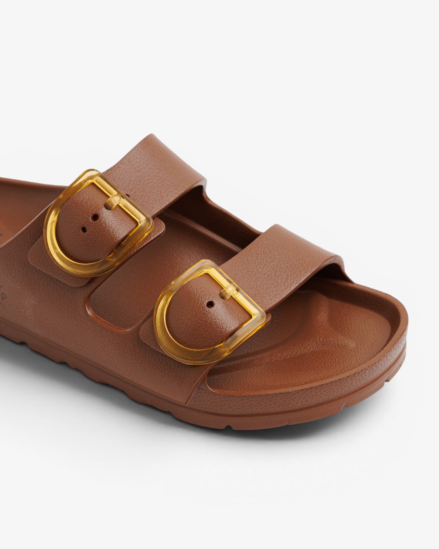 Sandalia Plana Aqua Buye Marron Beige