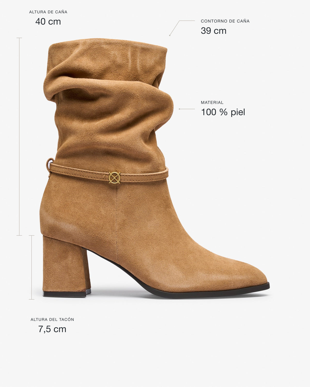 Bota Beige de Mujer Kamakura