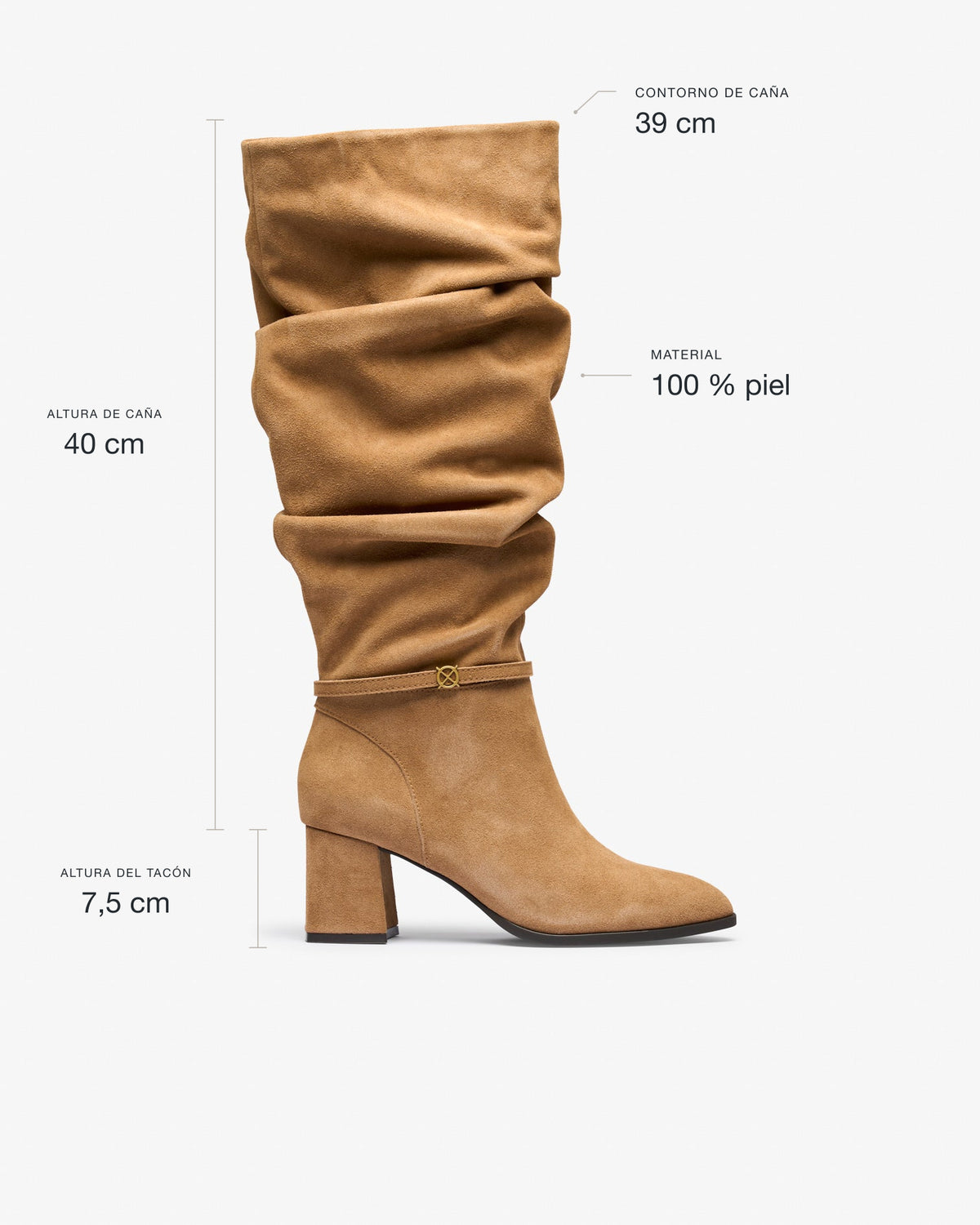 Bota Beige de Mujer Kanazawai