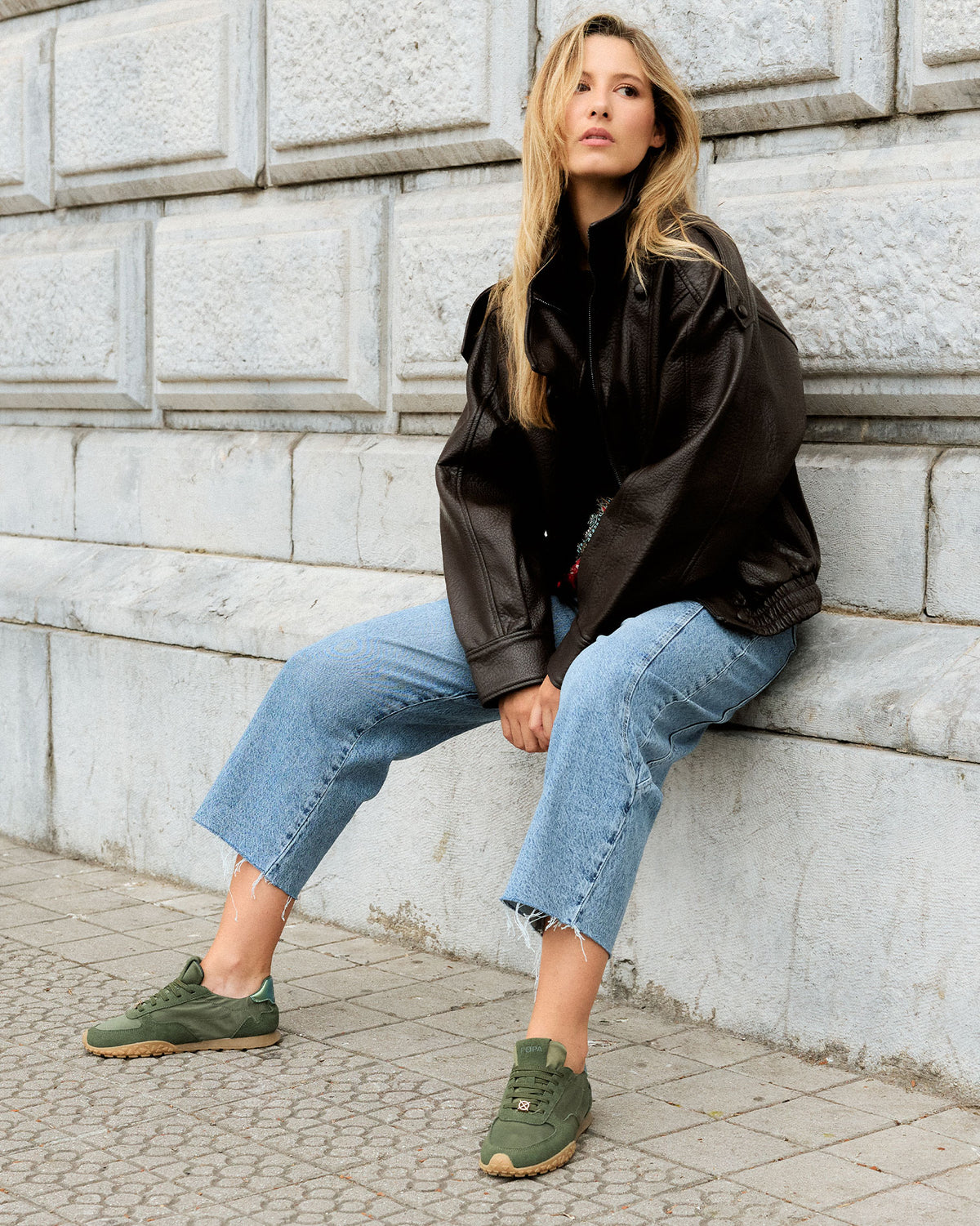 Zapatilla Kaki de Mujer Lexa