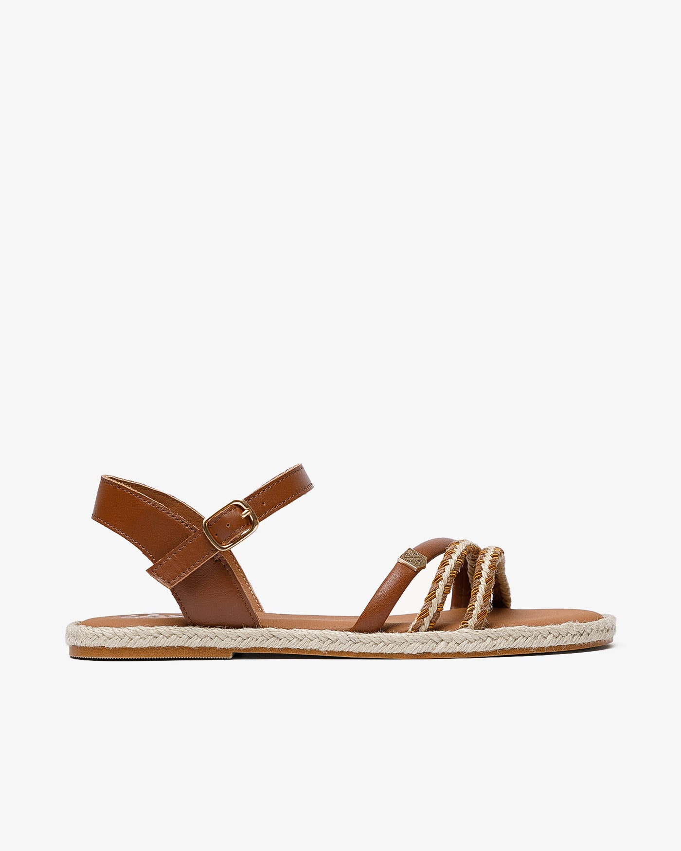 Sandalia Riazor Cuero Yute 35