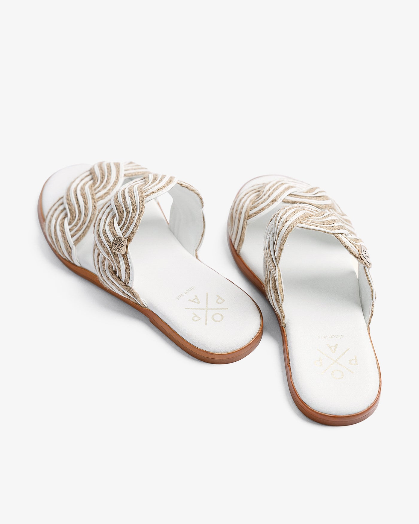 Sandalia Clicos Yute Blanco 35
