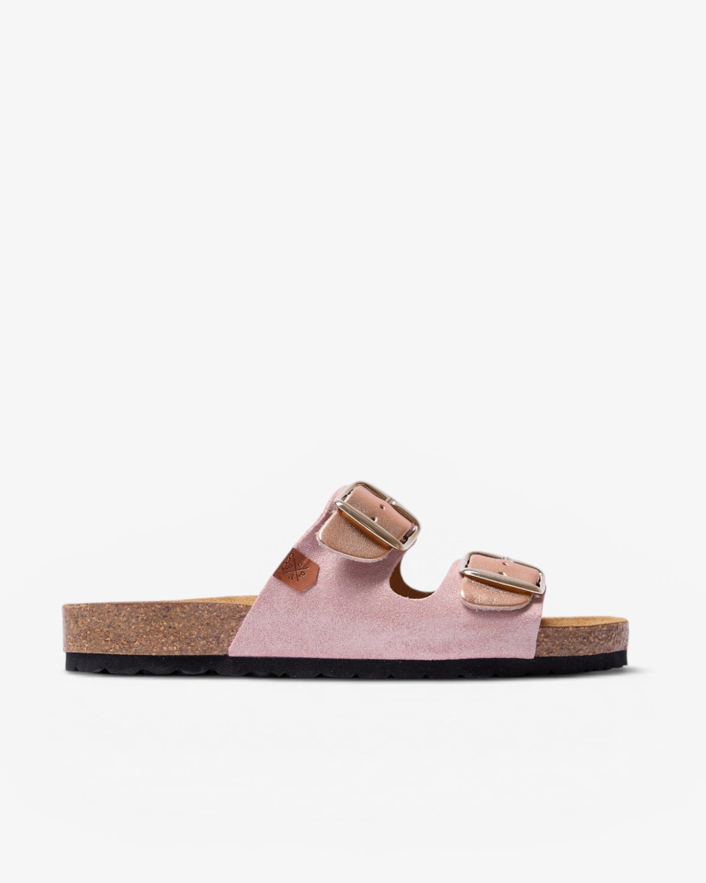 Menorquina Plataforma Soux Metal Rosa