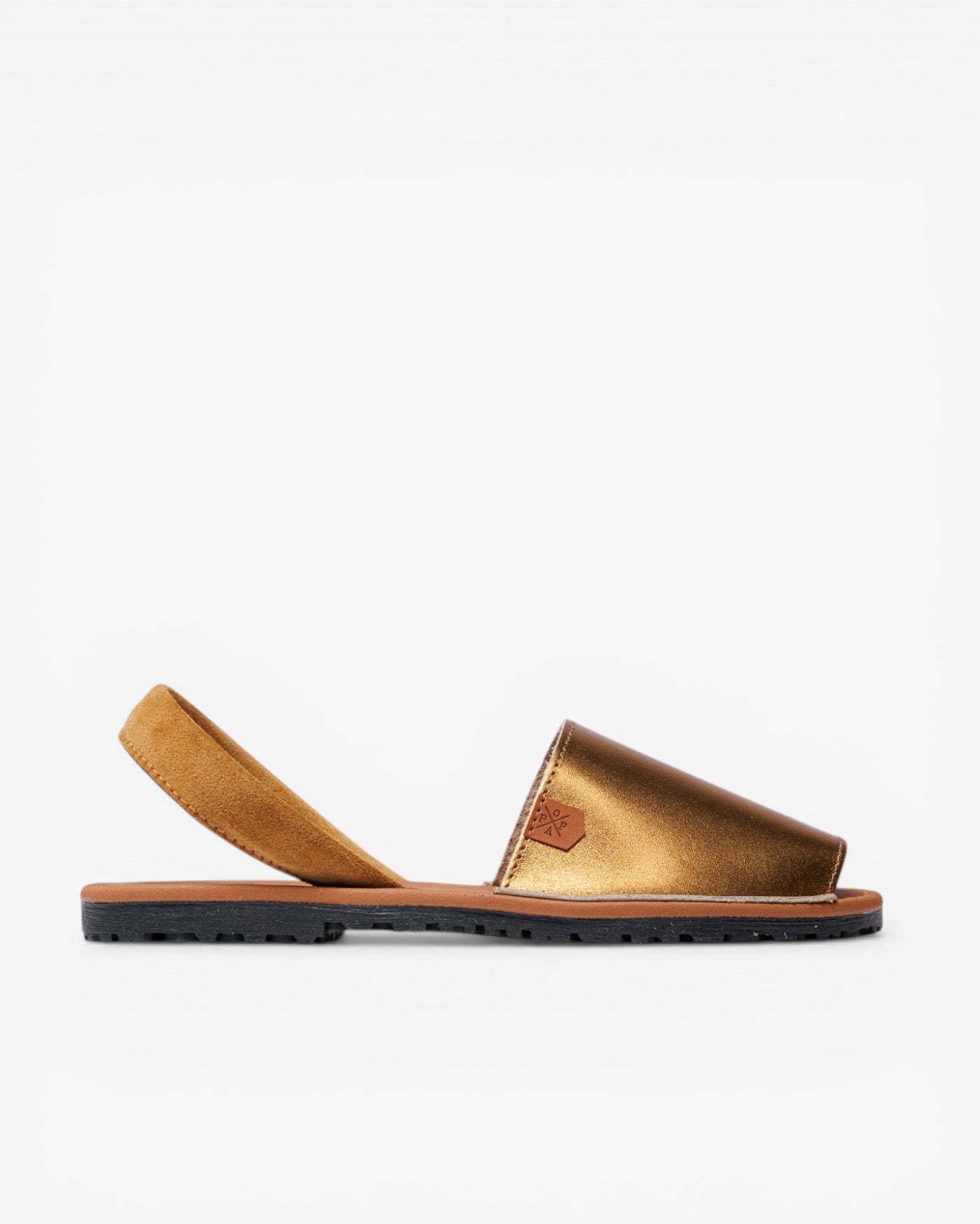 Menorquina Plana California Metal Bronce