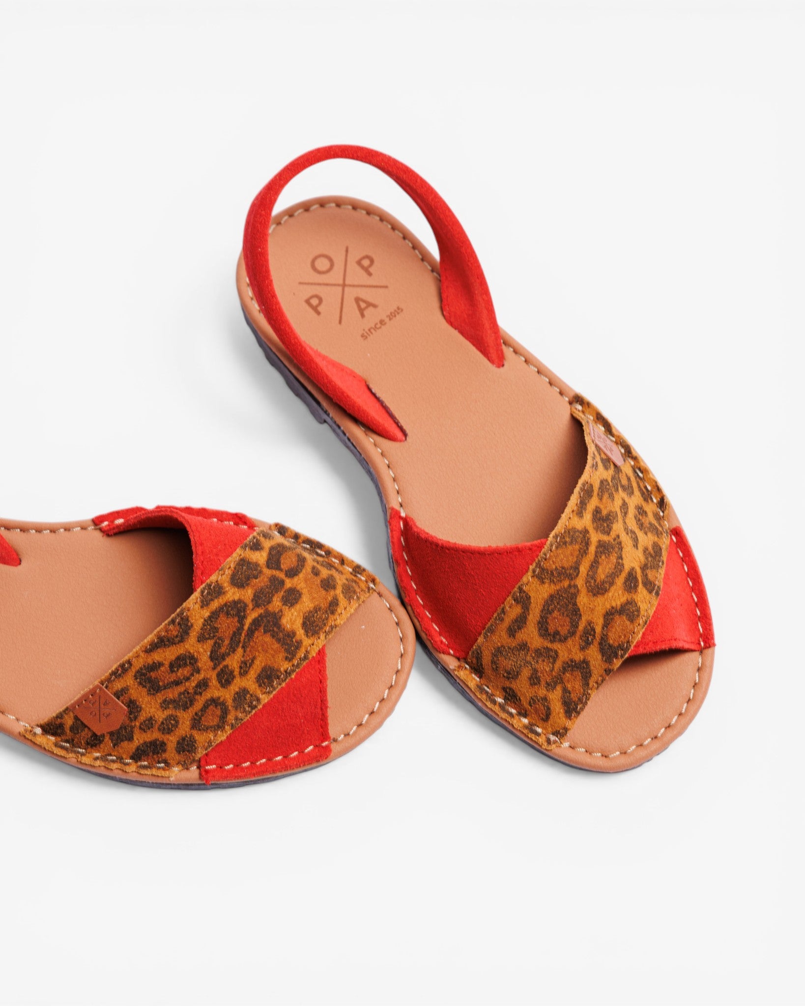 Menorquina Plana Lunaire Leopardo Leopardo