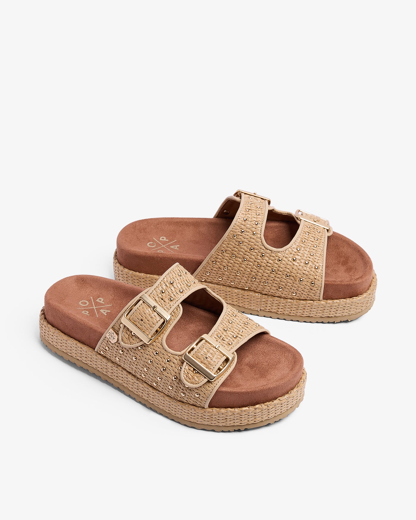 Sandalia Xago Rafia Beige 35