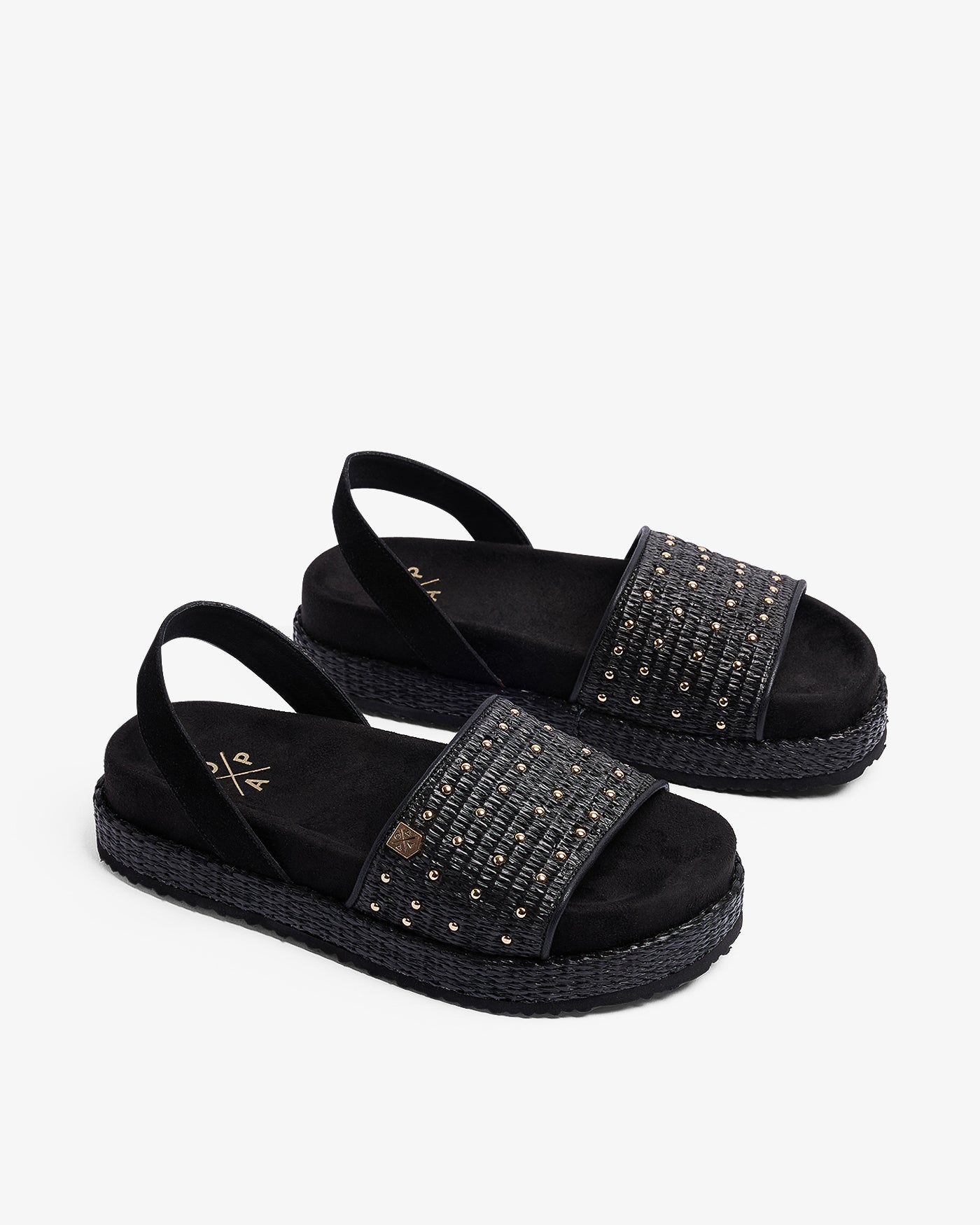Menorquina Siona Rafia Negro 35