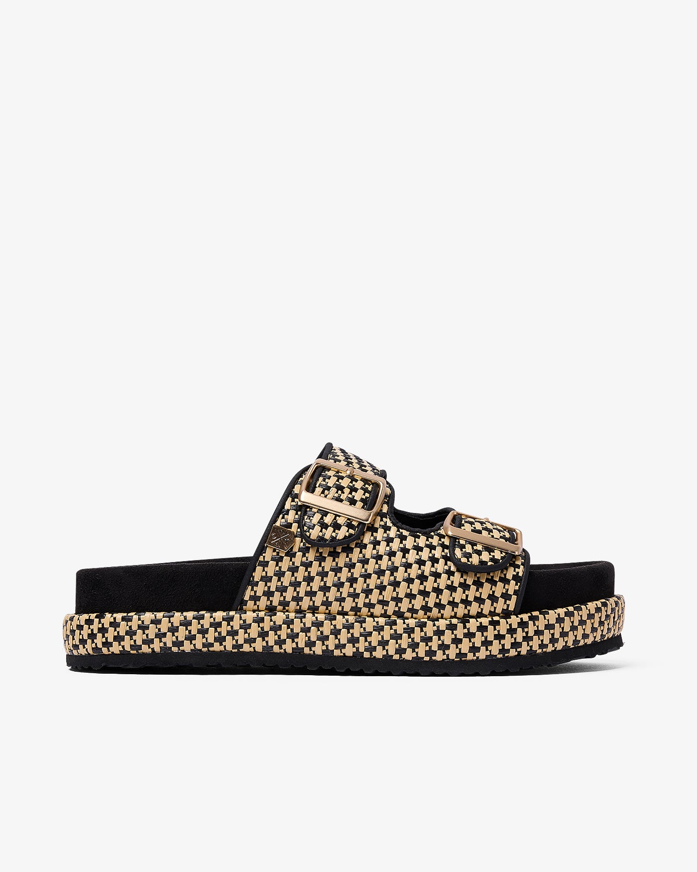 Sandalia Xago Galles Rafia Negra 35