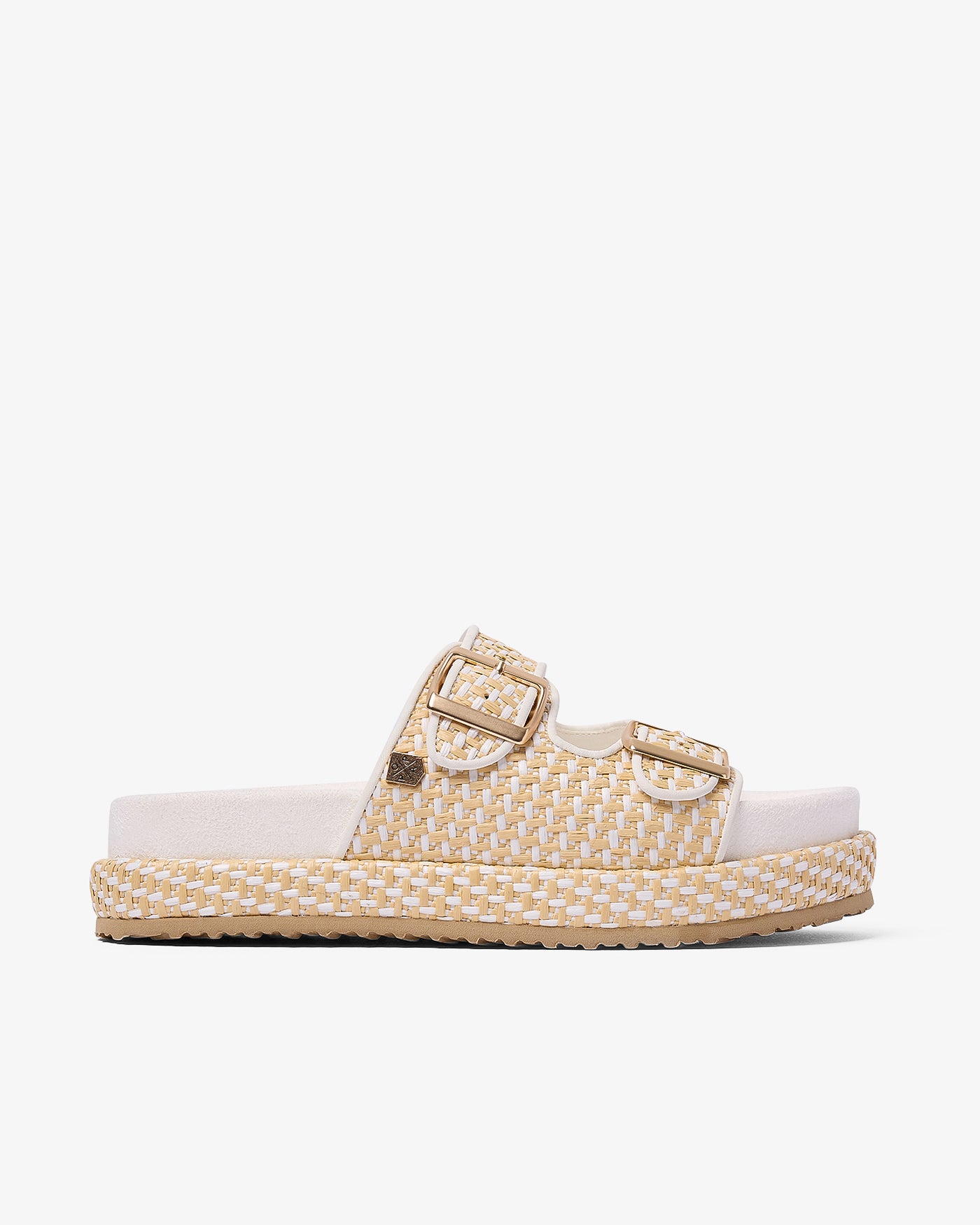 Sandalia Xago Galles Rafia Blanca 35