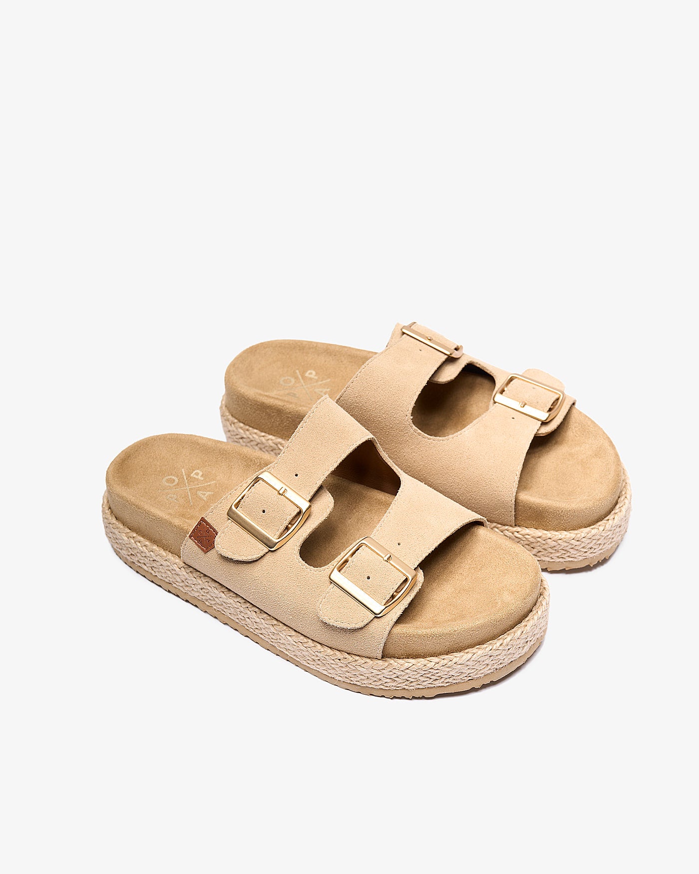 Sandalia Xago Serraje Beige