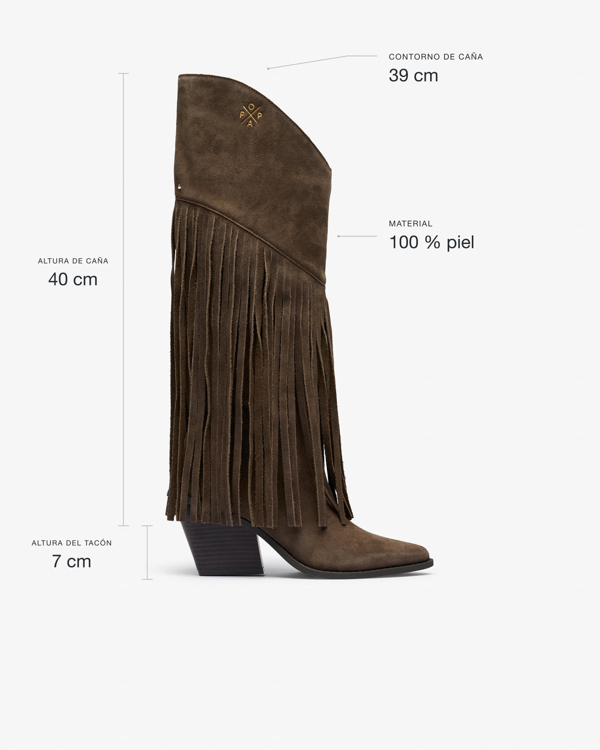 Bota Marrón de Mujer Santa Fe