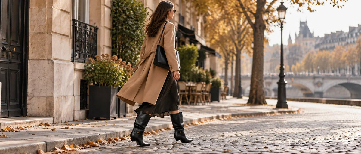 Botas altas negras: 8 looks elegantes para esta temporada