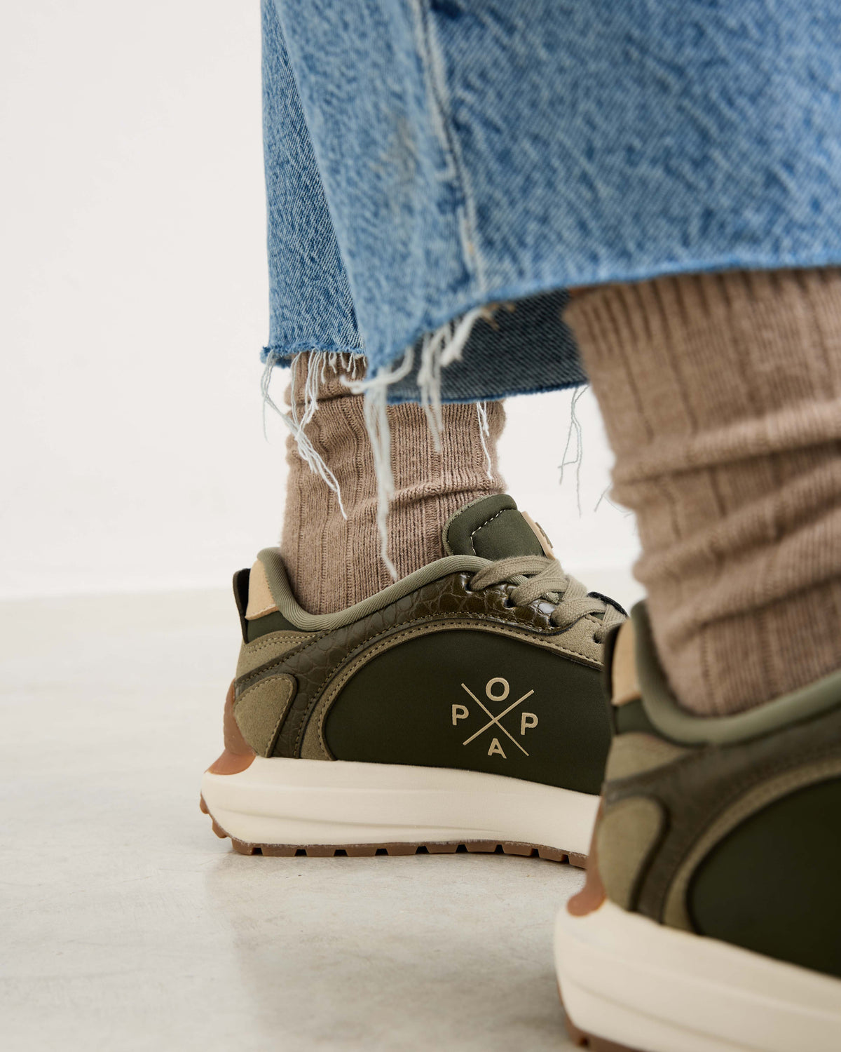 Zapatilla Kaki de Mujer Blake