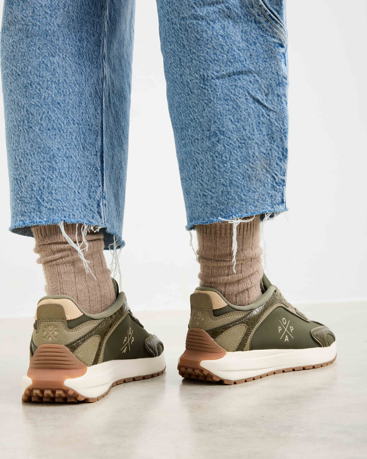 Zapatilla Kaki de Mujer Blake