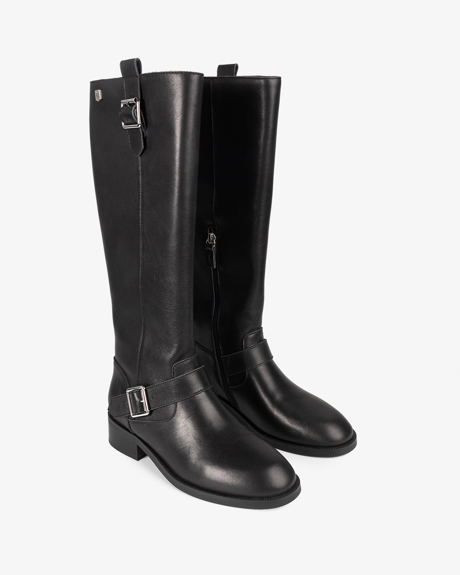 Bota Alta de Piel Negra kiliman