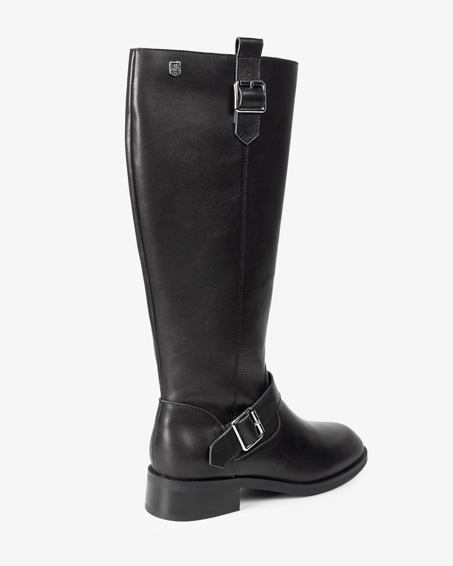 Bota Alta de Piel Negra kiliman