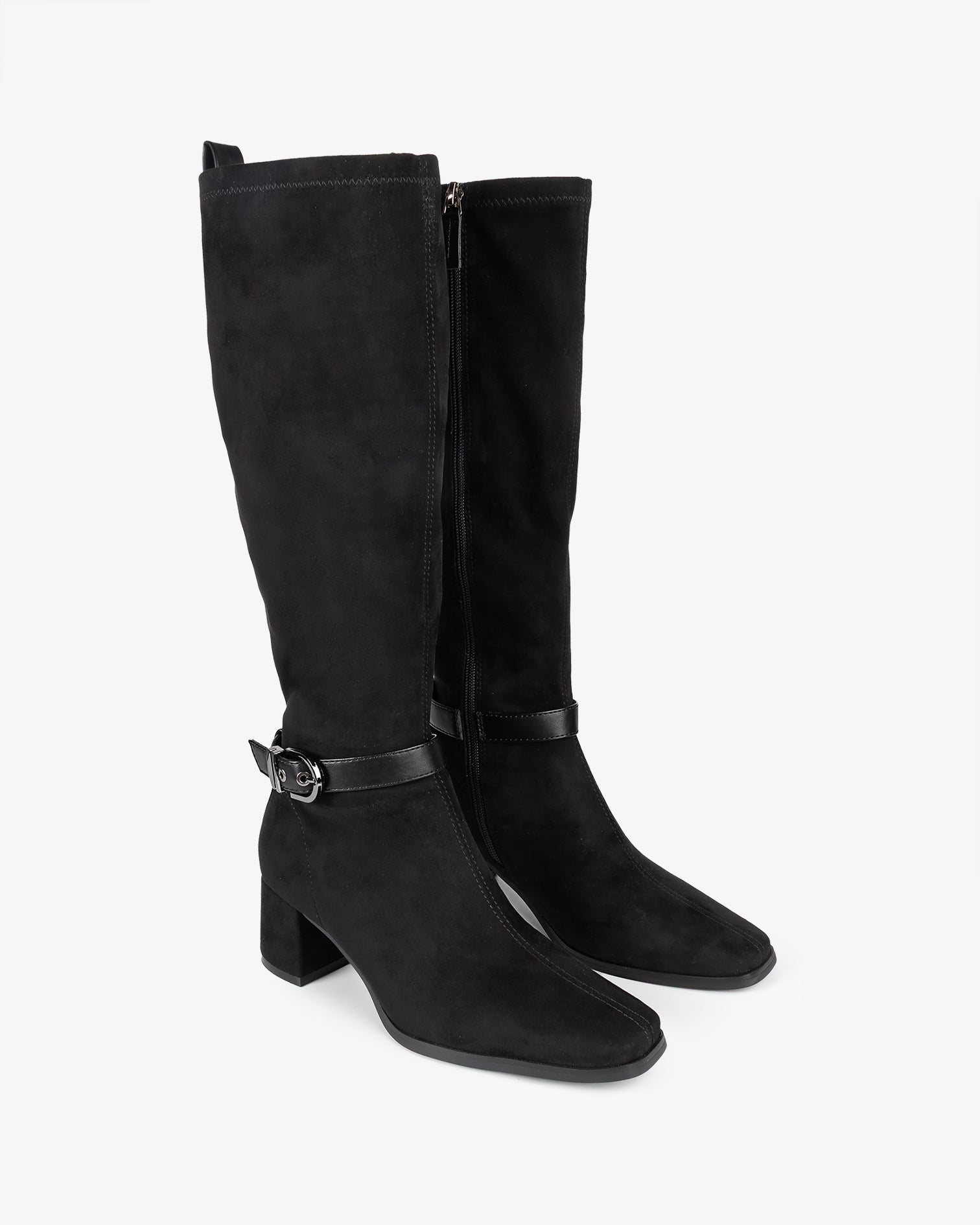 Bota Alta de Antelina Negra Flare