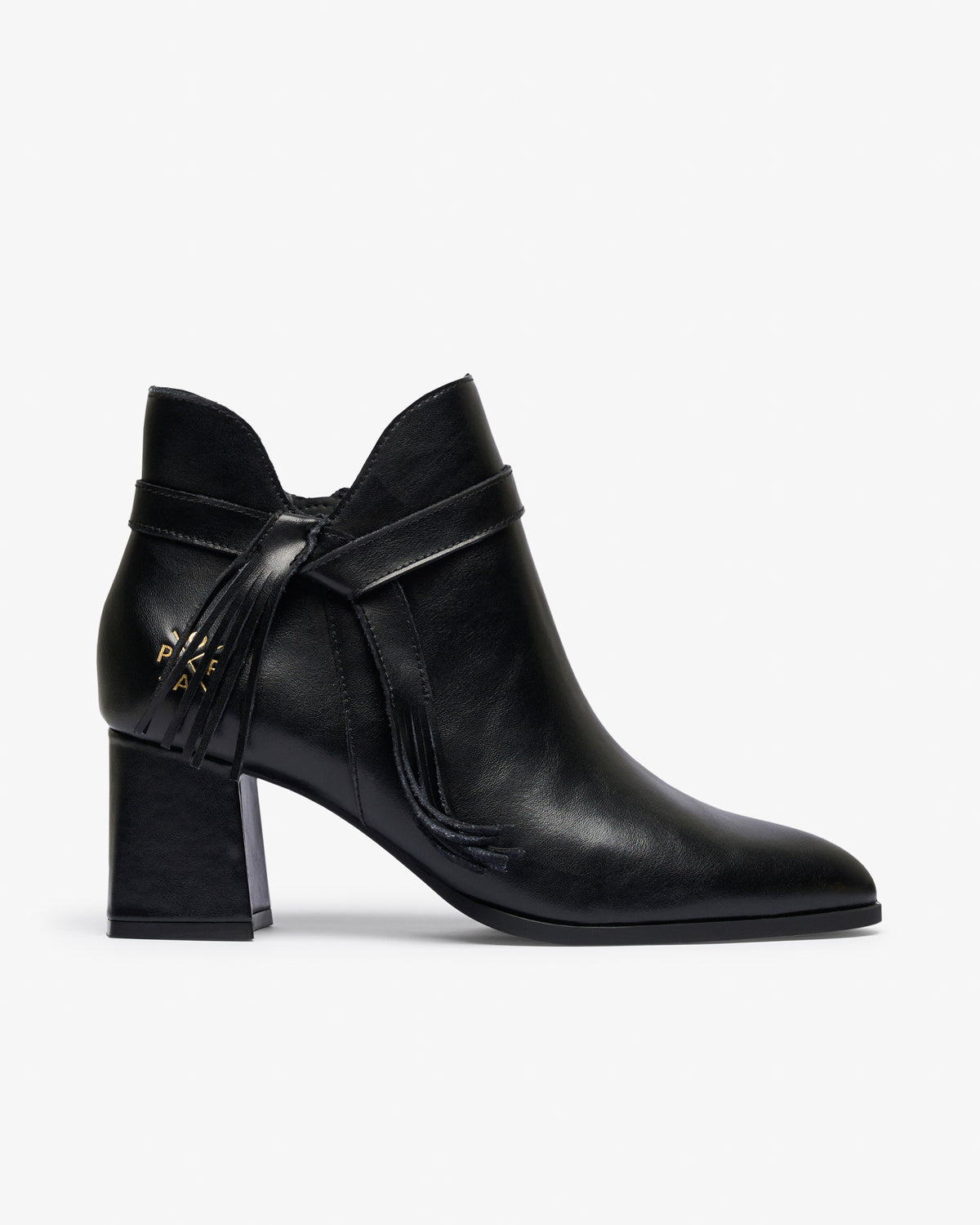 Botín Negro de Mujer Cayafate Flecos 36