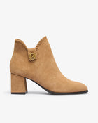 Botín Beige de Mujer Cayafate Trenzado