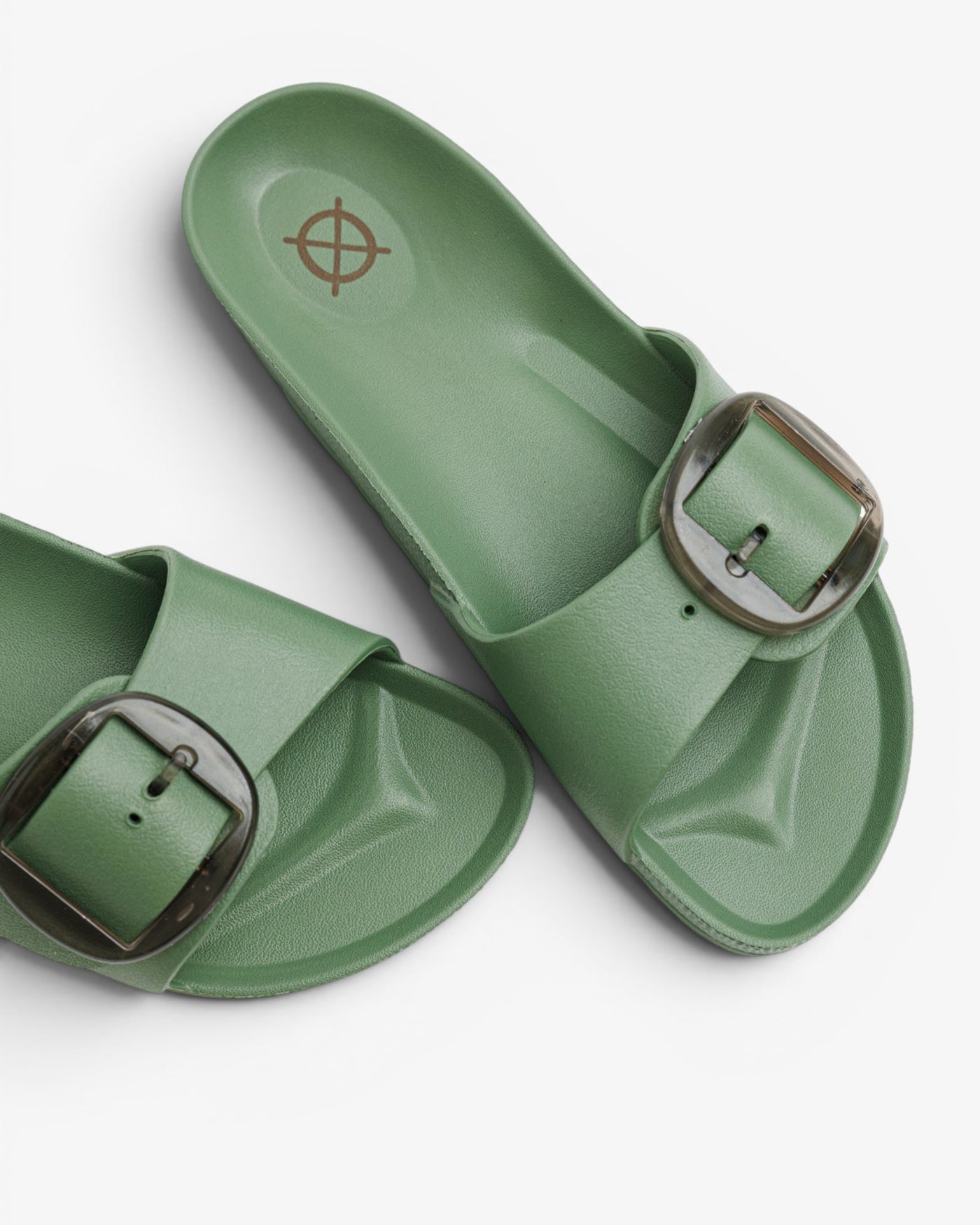 Sandalia Plana Aqua Babaro Kaki Beige
