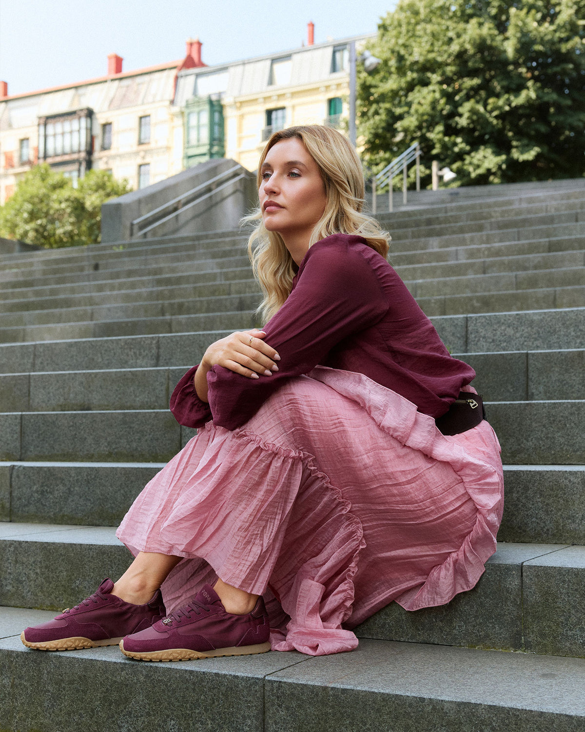 Zapatilla Burdeos de Mujer Lexa