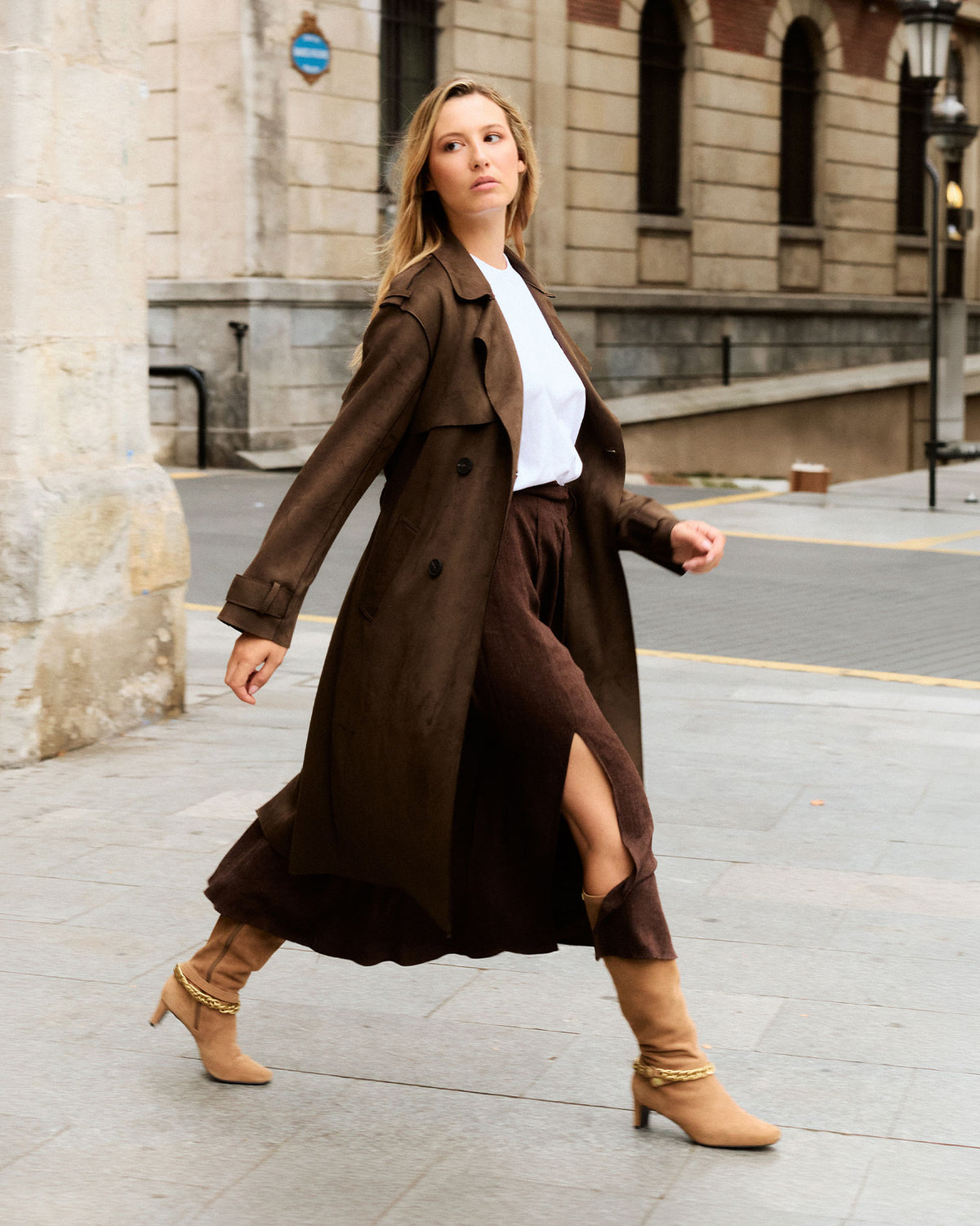 Bota Beige de Mujer Leiva