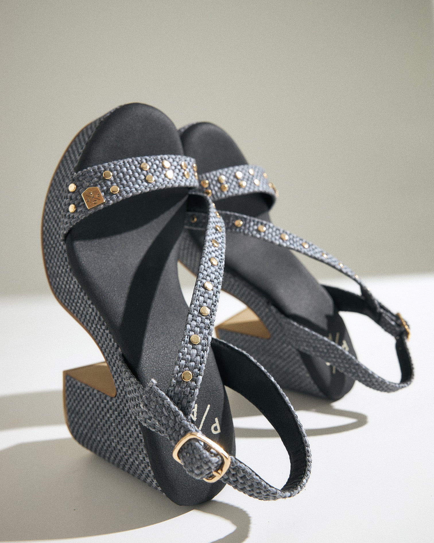 Sandalia Morlan Rafia Negro