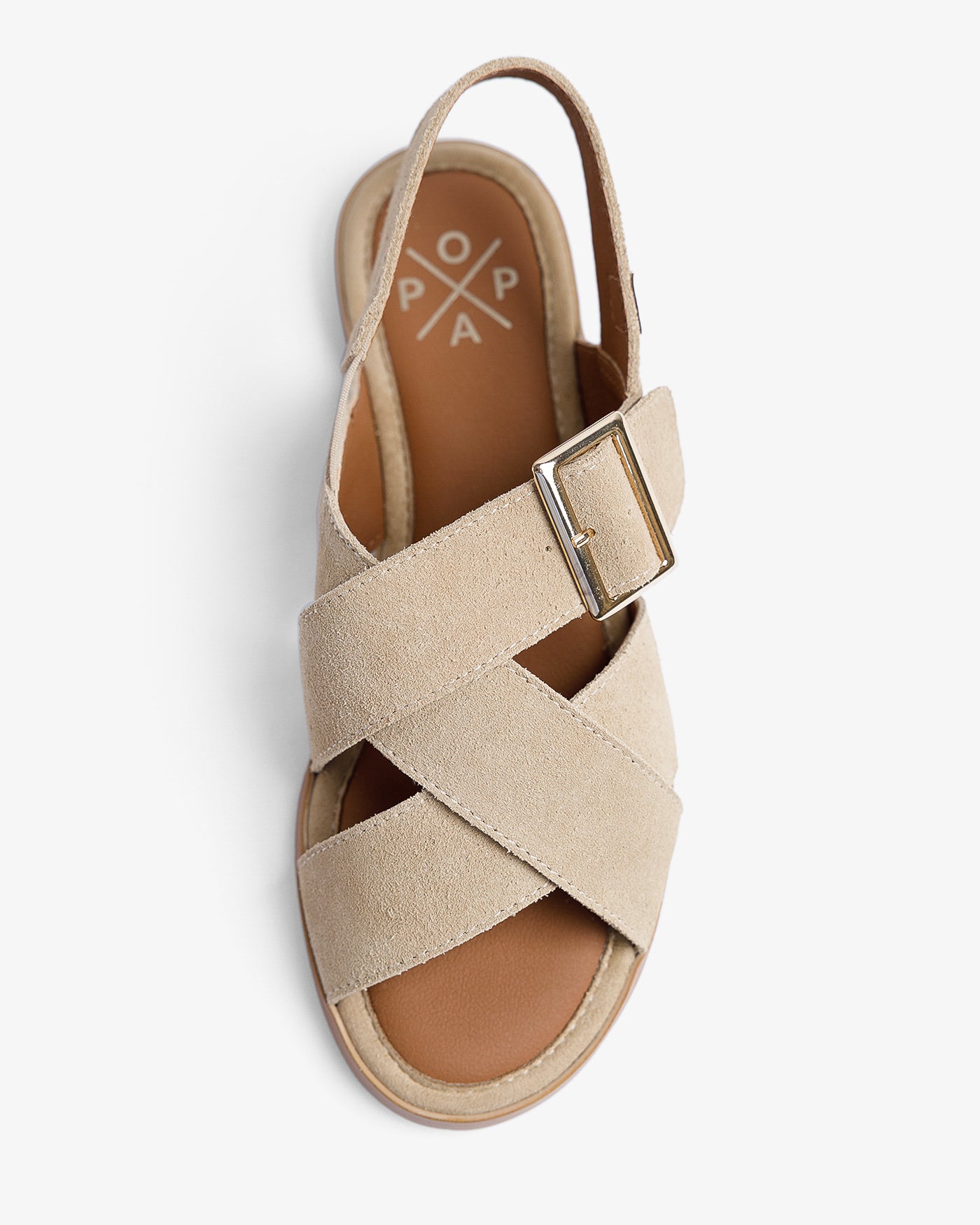 Sandalia Mirissa Serraje Beige 35