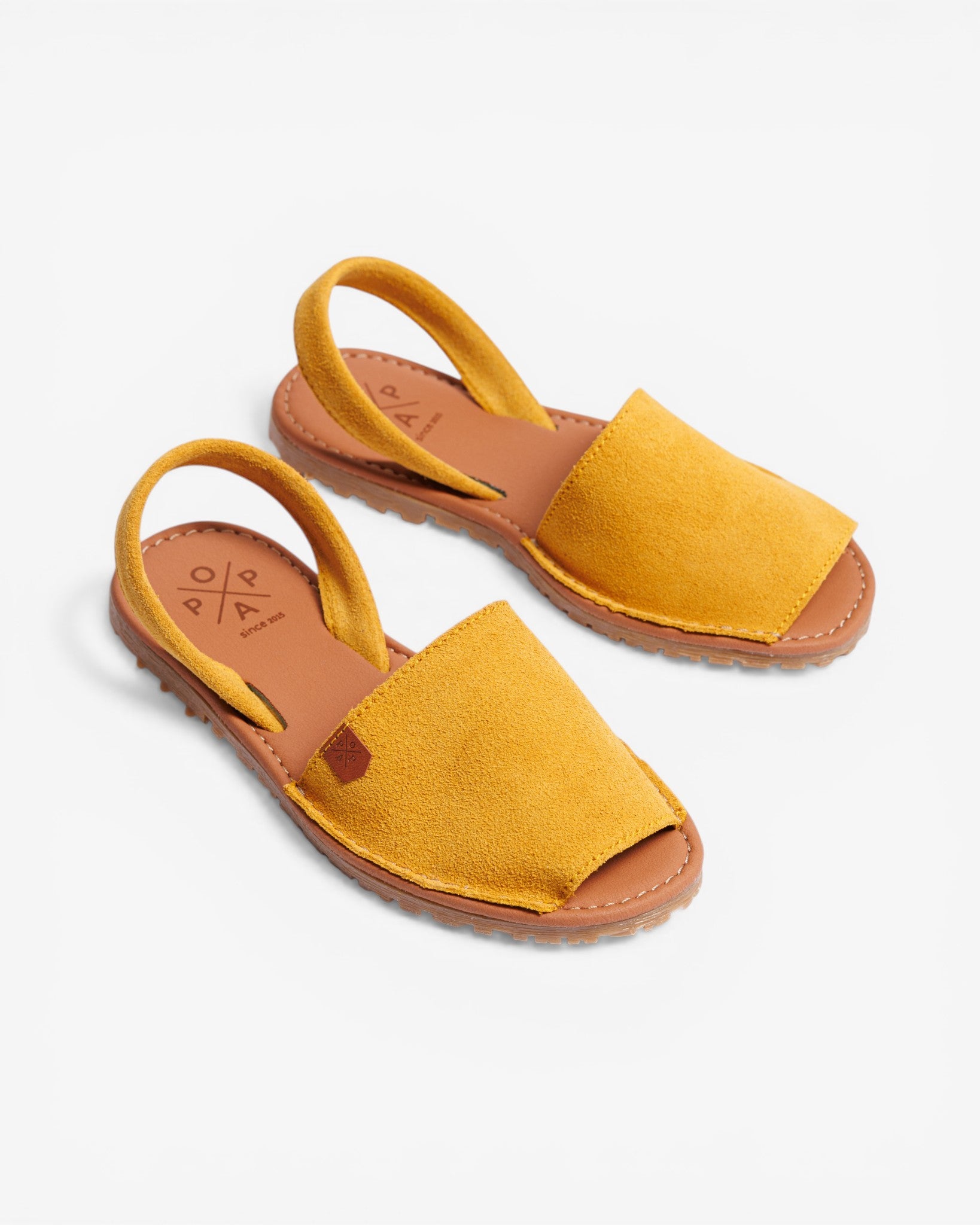 Menorquina Plana California Serraje Ocre