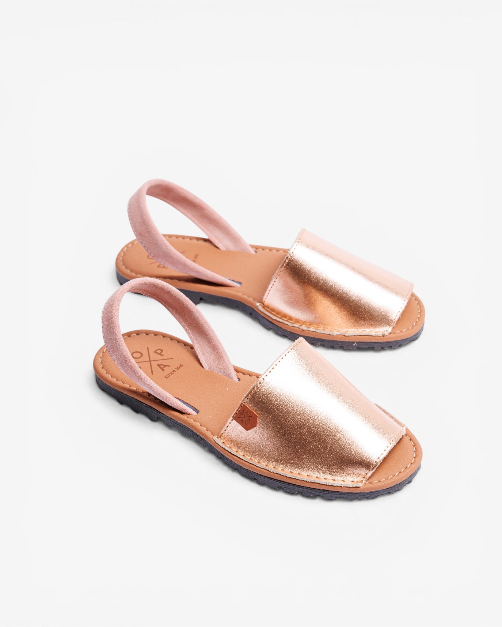 Menorquina Plana California Metal Pink Gold