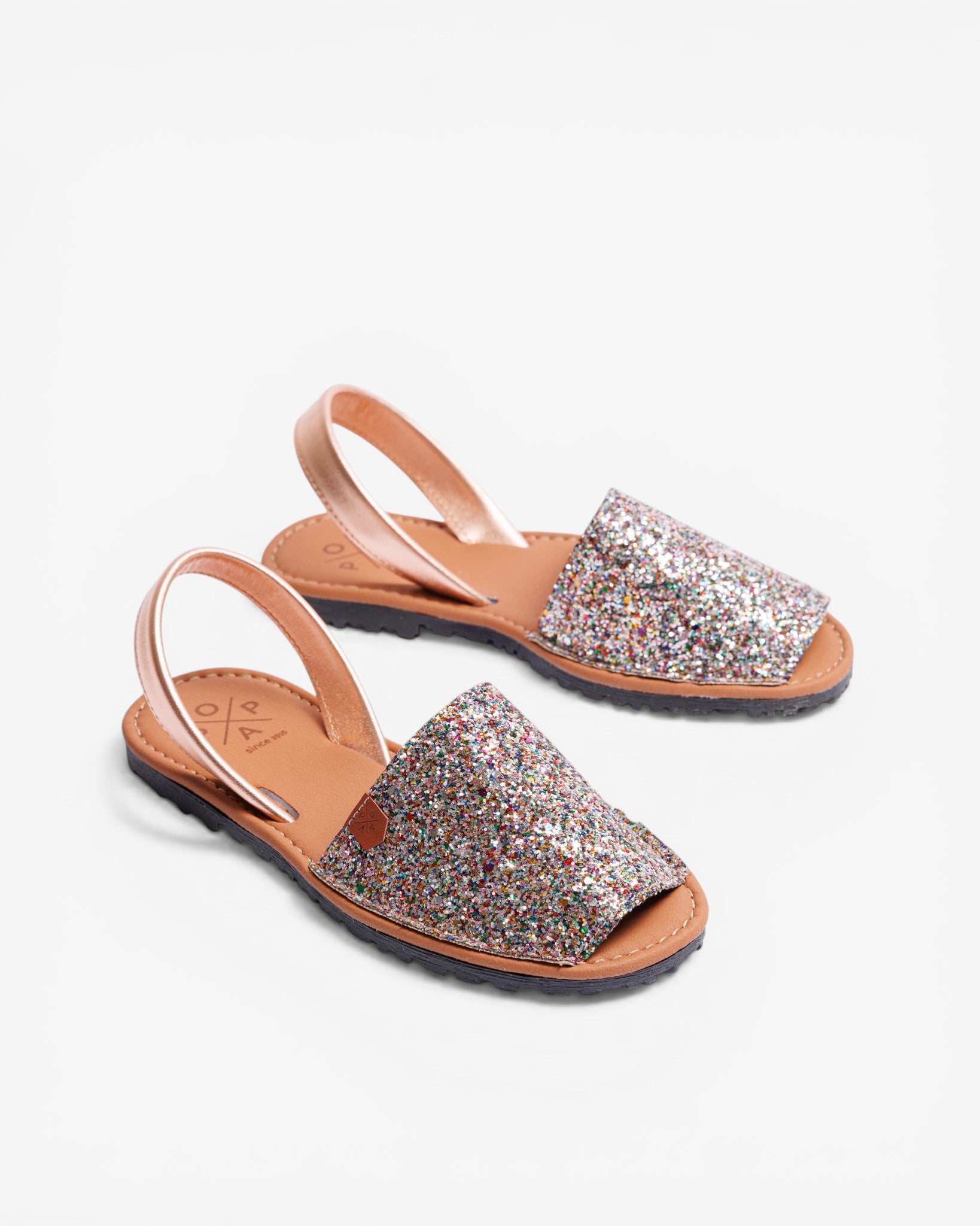 Menorquina Plana California Glitter Multicolor