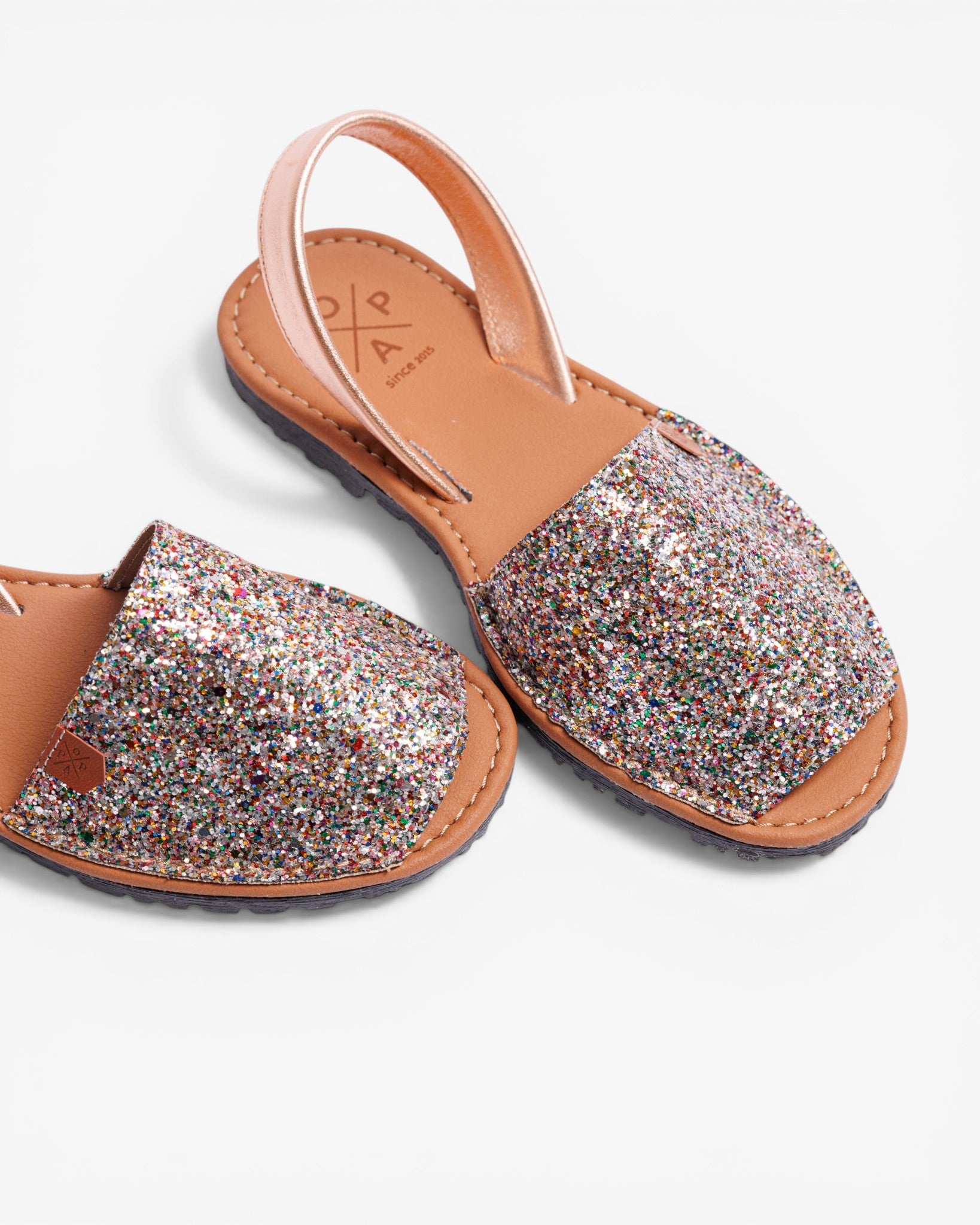 Menorquina Plana California Glitter Multicolor