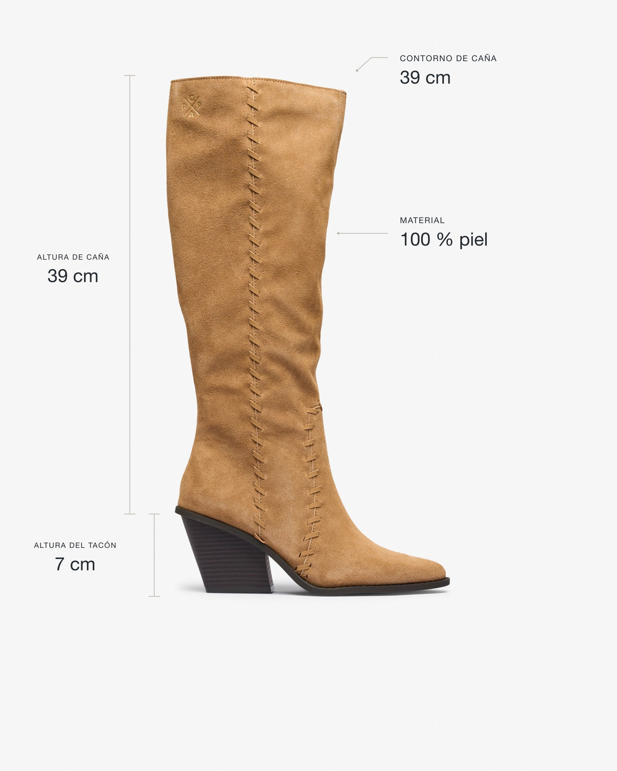 Bota Beige de Mujer Oxaca