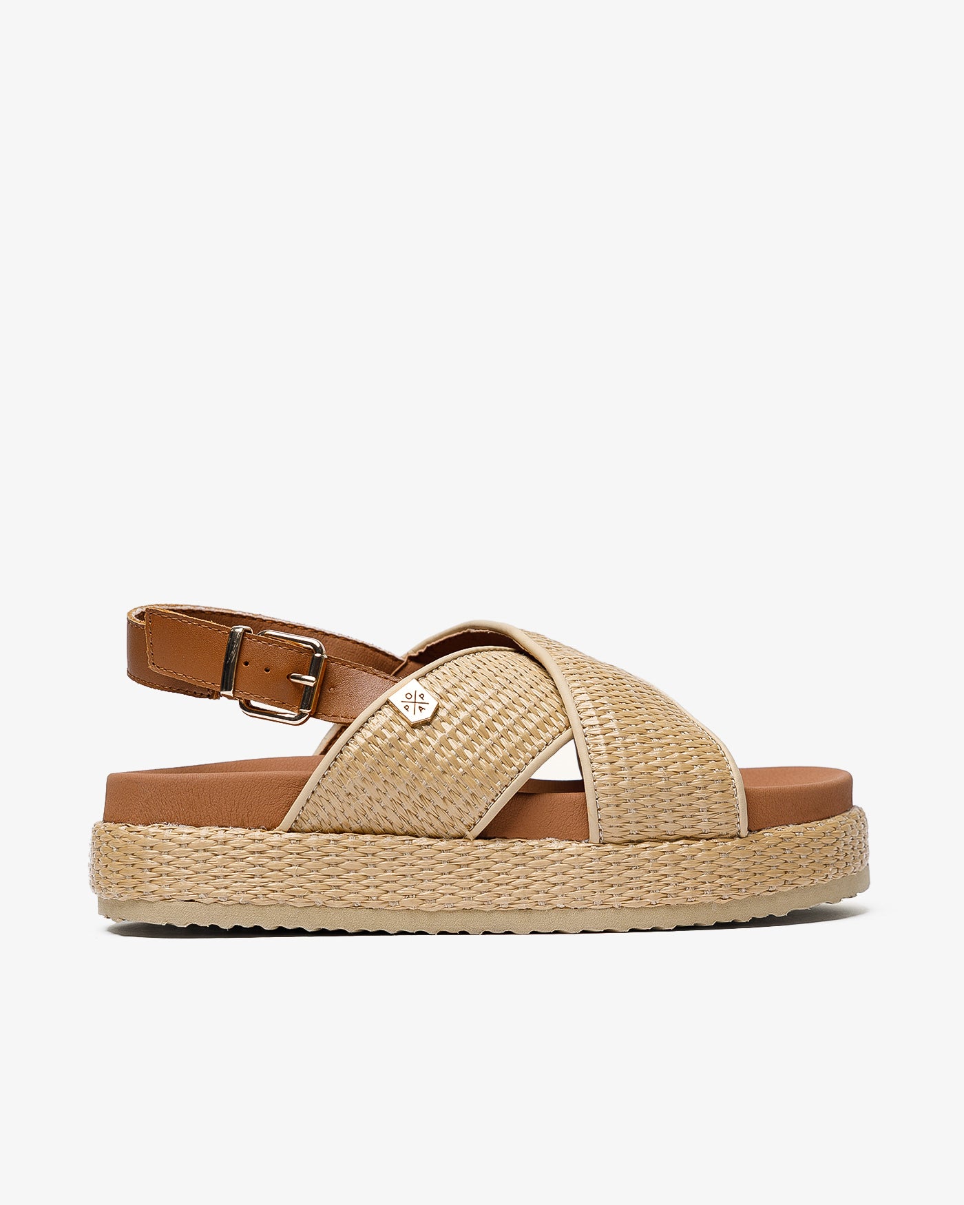 Sandalia Basset Beige 35