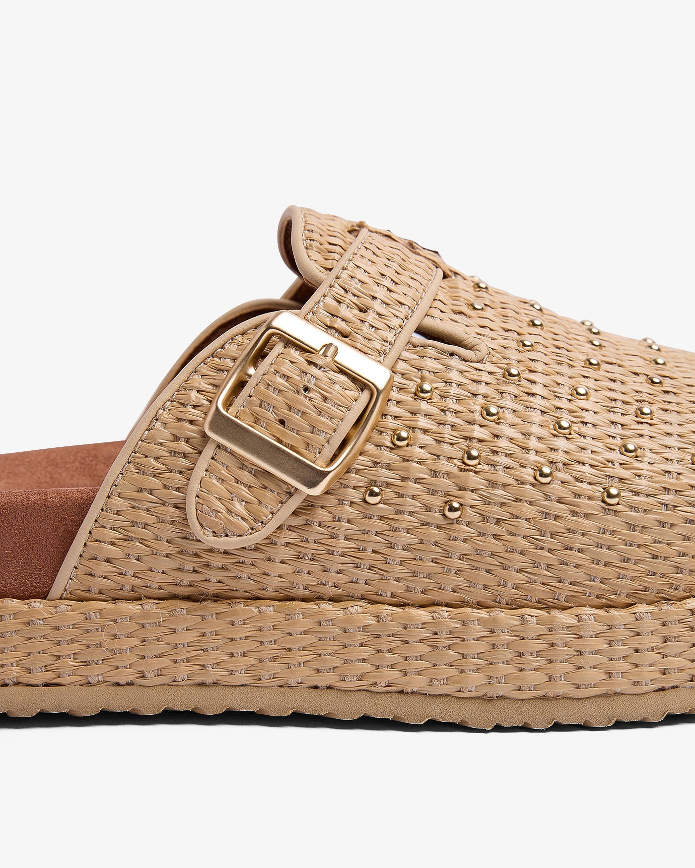 Zueco Acova Rafia Beige 35