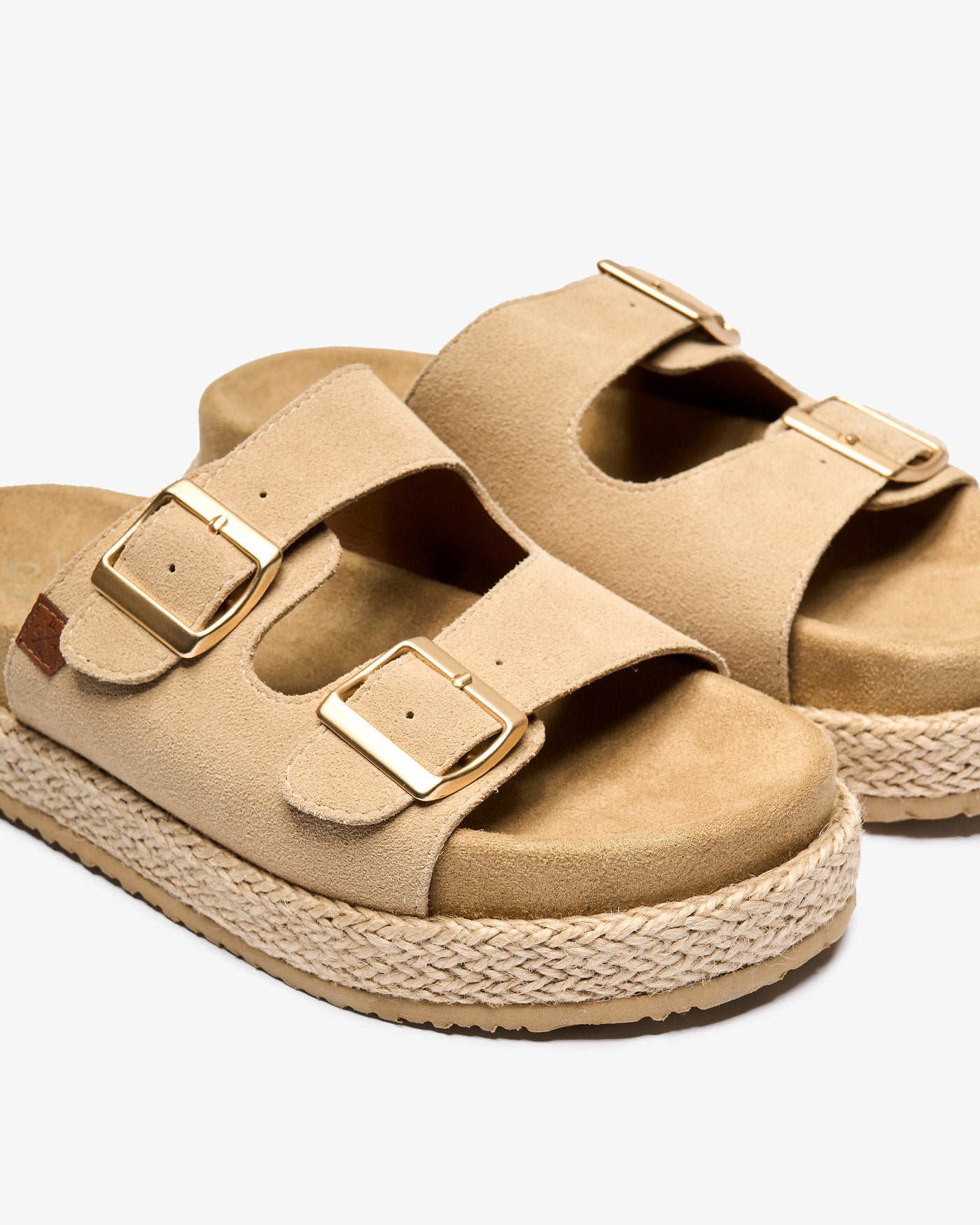 Sandalia Xago Serraje Beige
