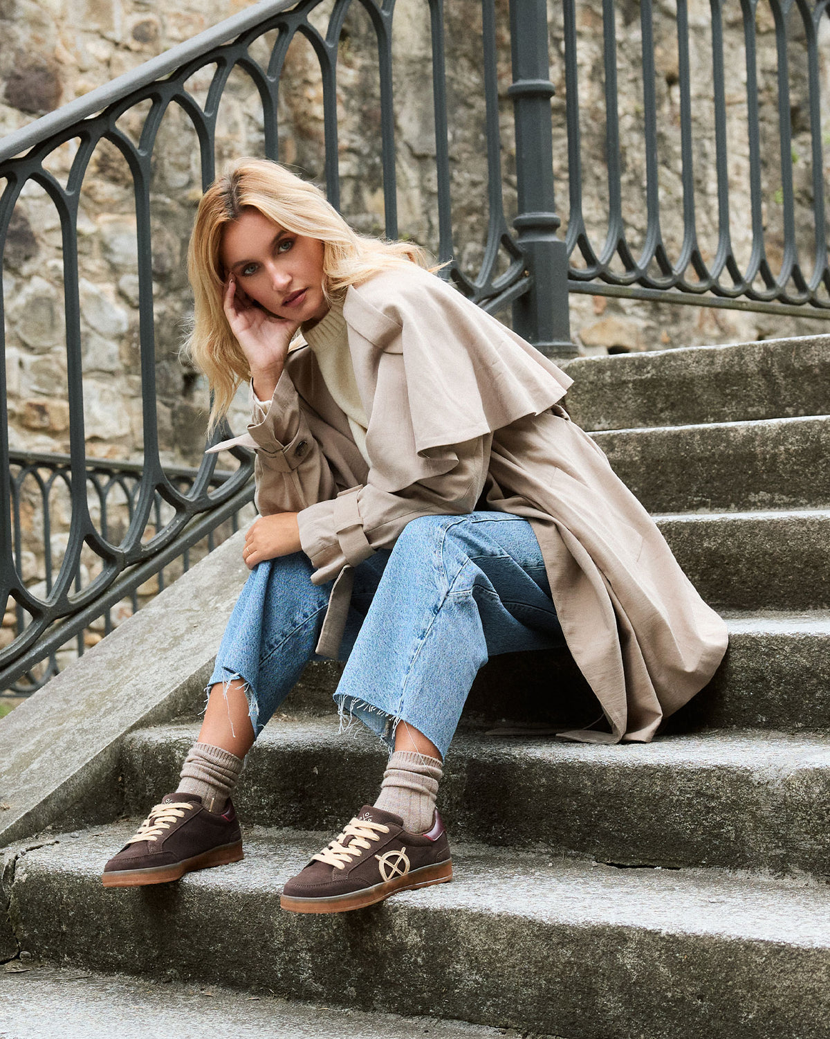Zapatilla Marrón de Mujer Ryen