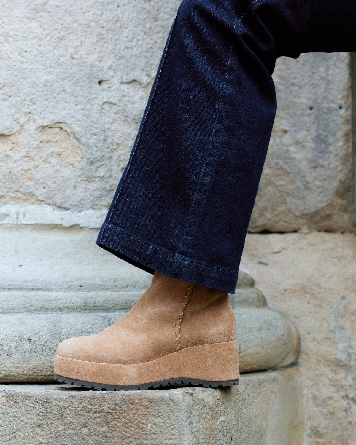 Botín Beige de Mujer Seller